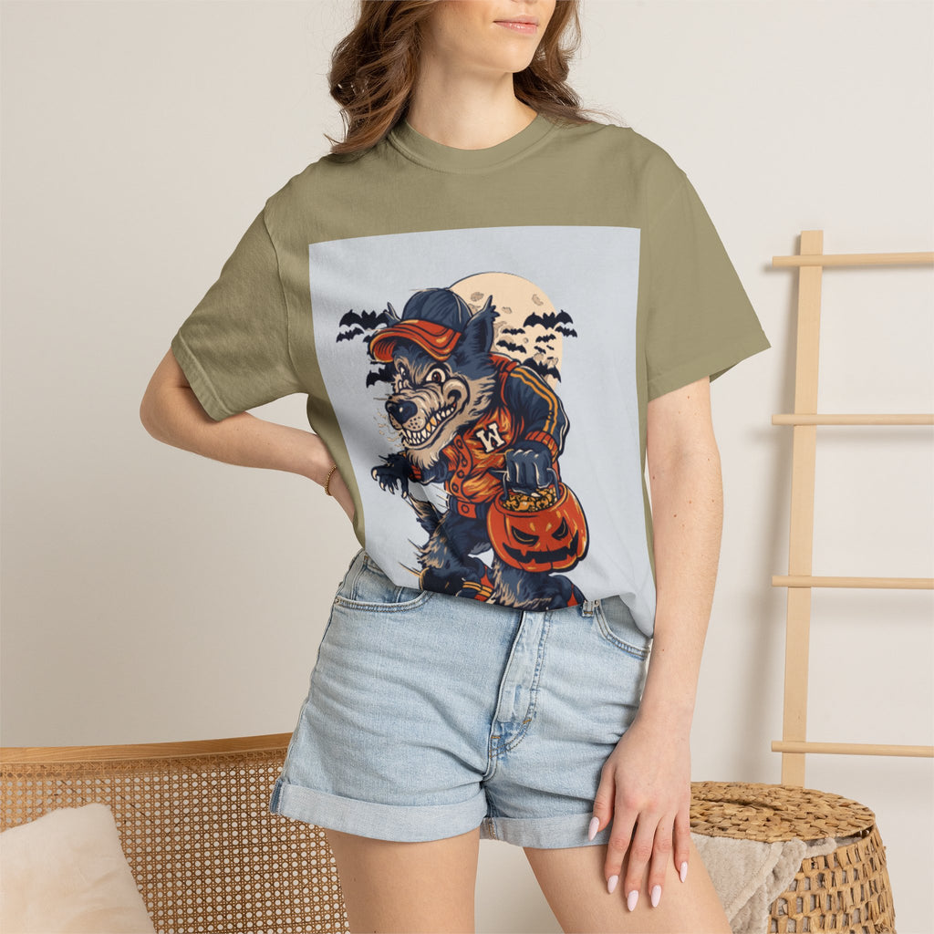 Halloween Skateboard Zombie T-Shirt — Trick or Treat Pumpkin Graphic Tee