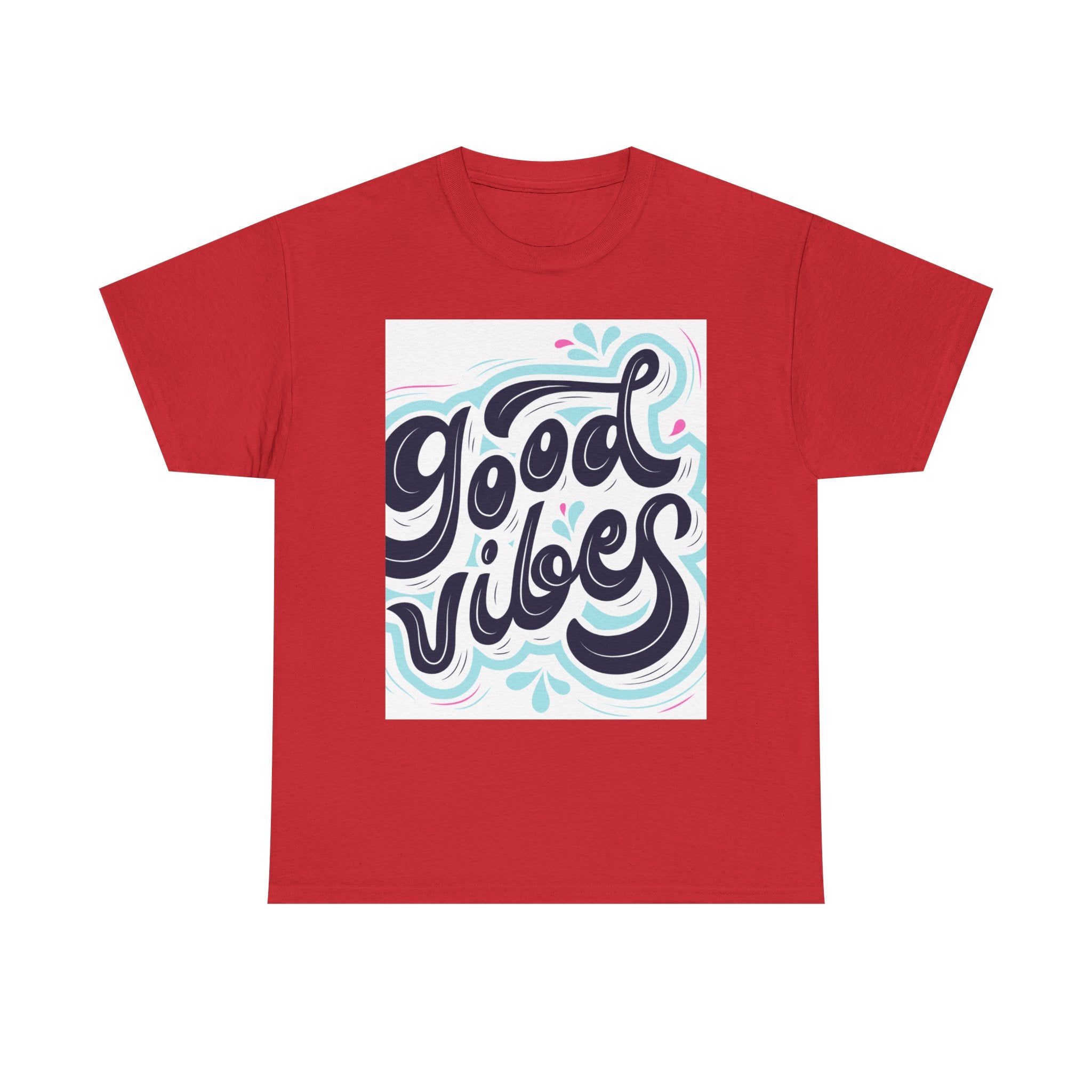 Good Vibes T-Shirt — Retro Hand-Lettered Graphic Tee