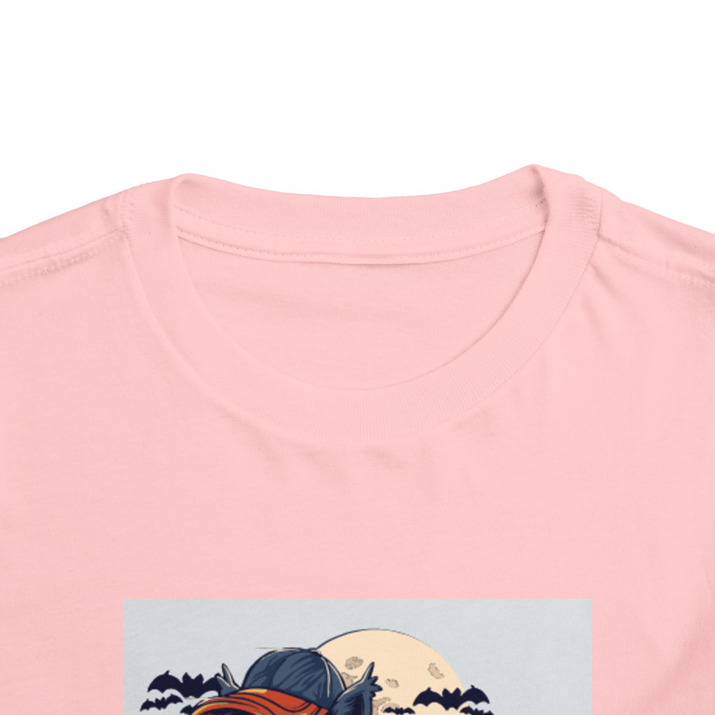 Toddler Halloween Skateboard Tee — Trick-or-Treat Puppy Pumpkin