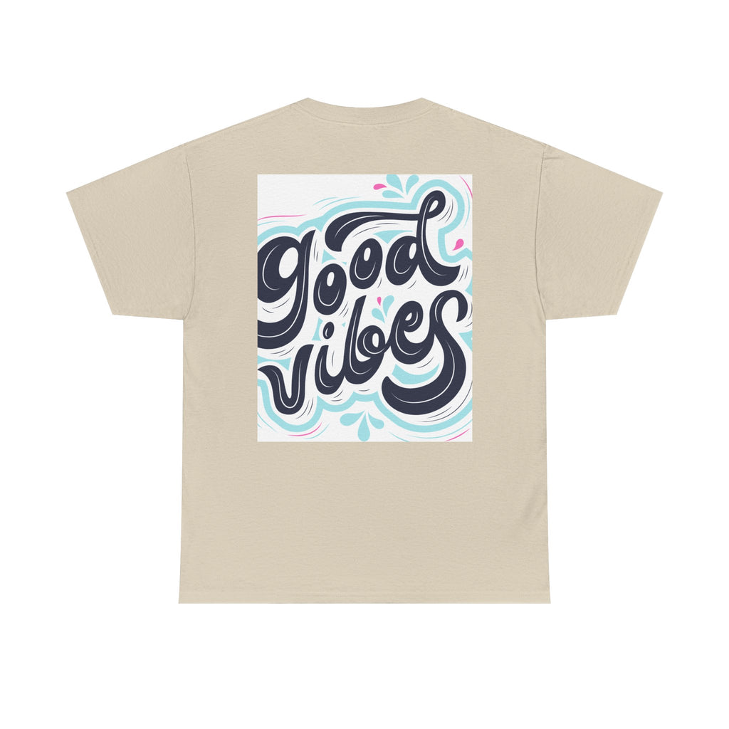 Good Vibes T-Shirt — Retro Hand-Lettered Graphic Tee