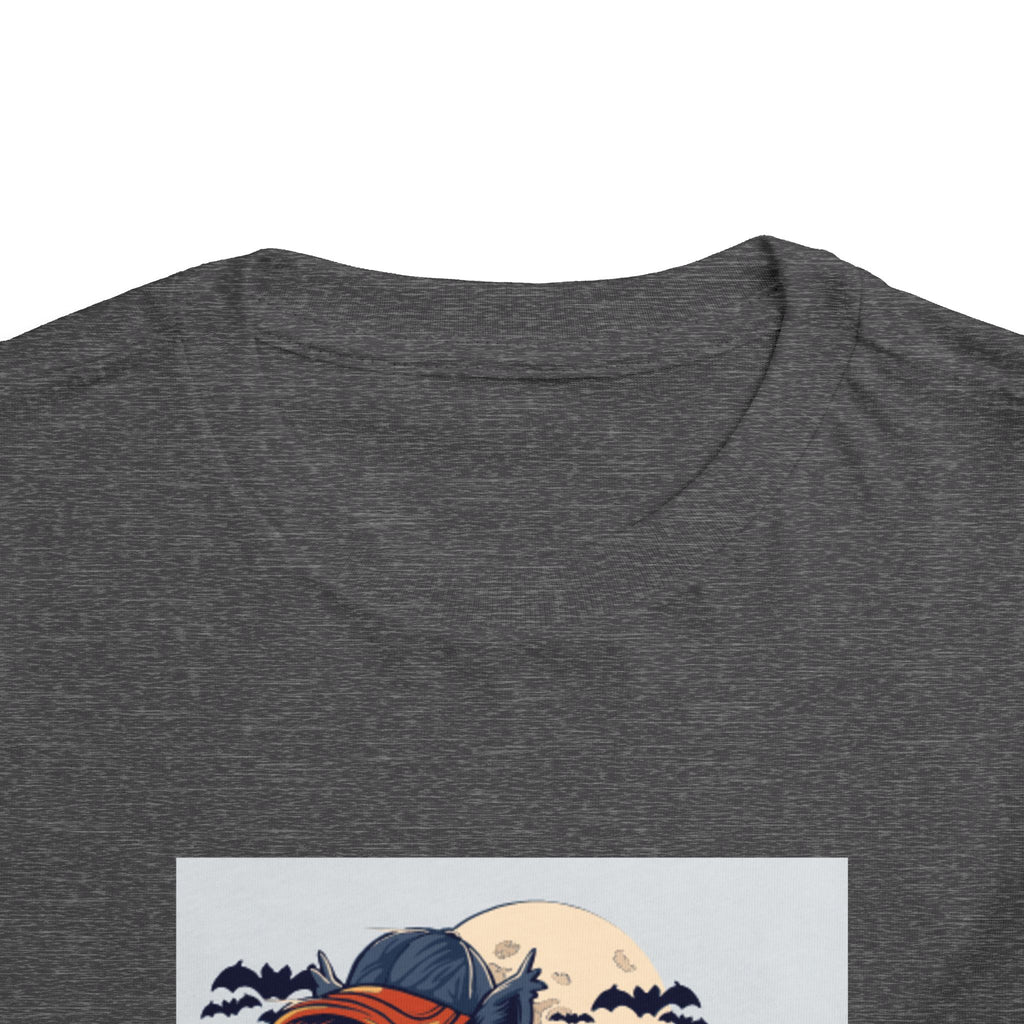 Toddler Halloween Skateboard Tee — Trick-or-Treat Puppy Pumpkin