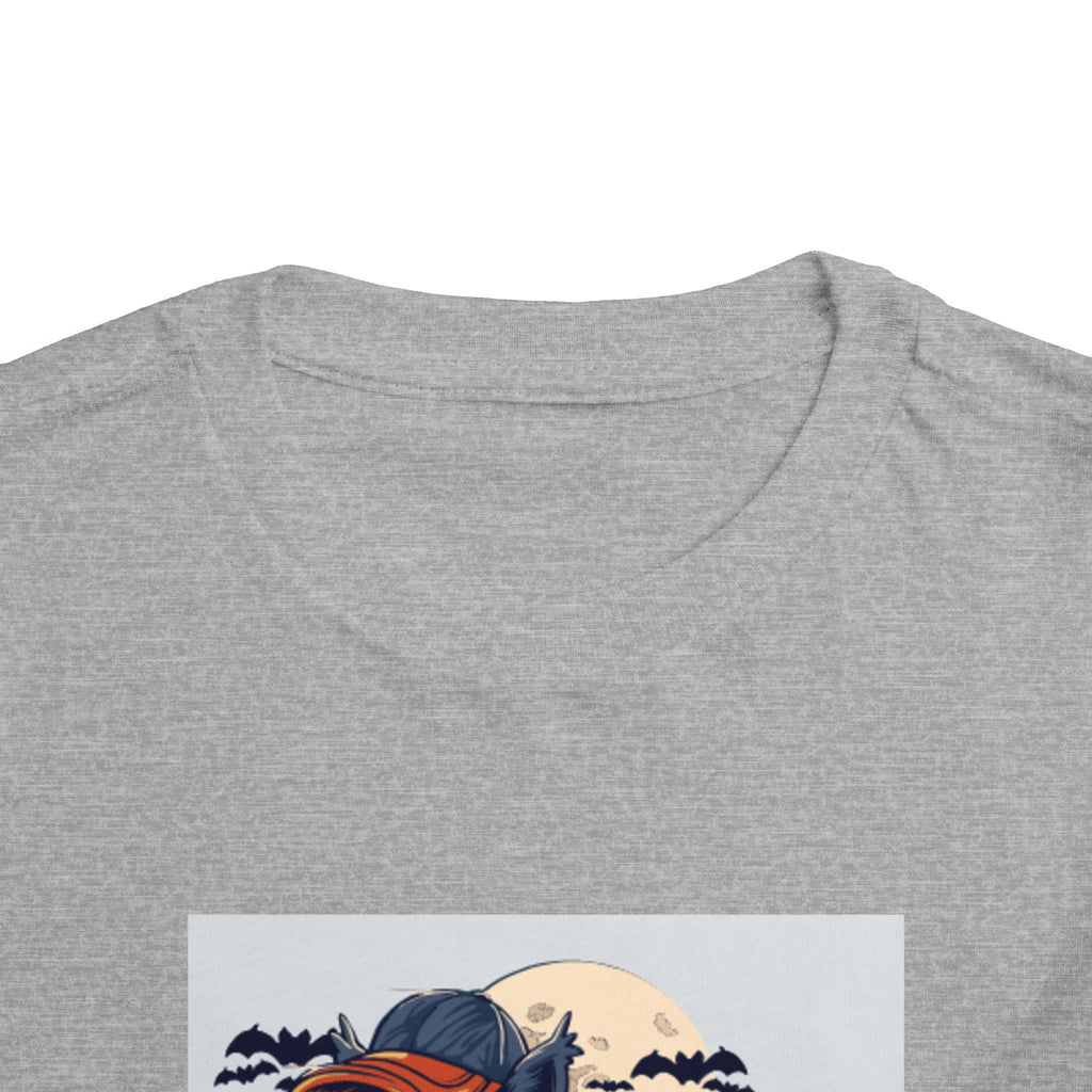 Toddler Halloween Skateboard Tee — Trick-or-Treat Puppy Pumpkin