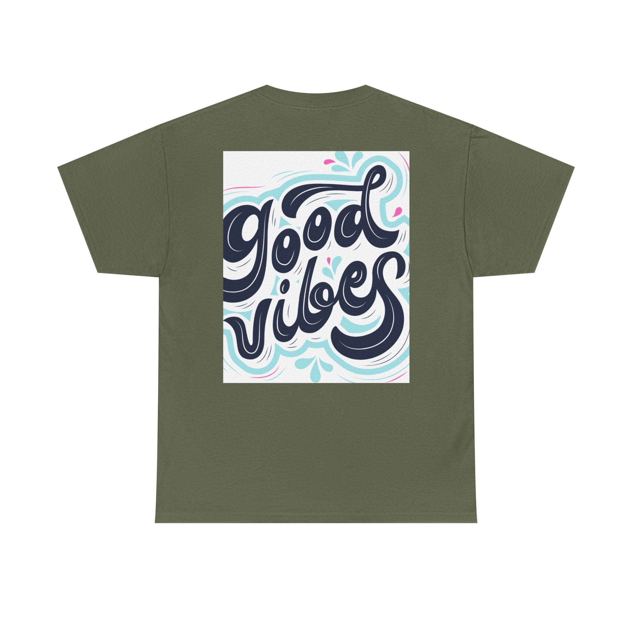 Good Vibes T-Shirt — Retro Hand-Lettered Graphic Tee