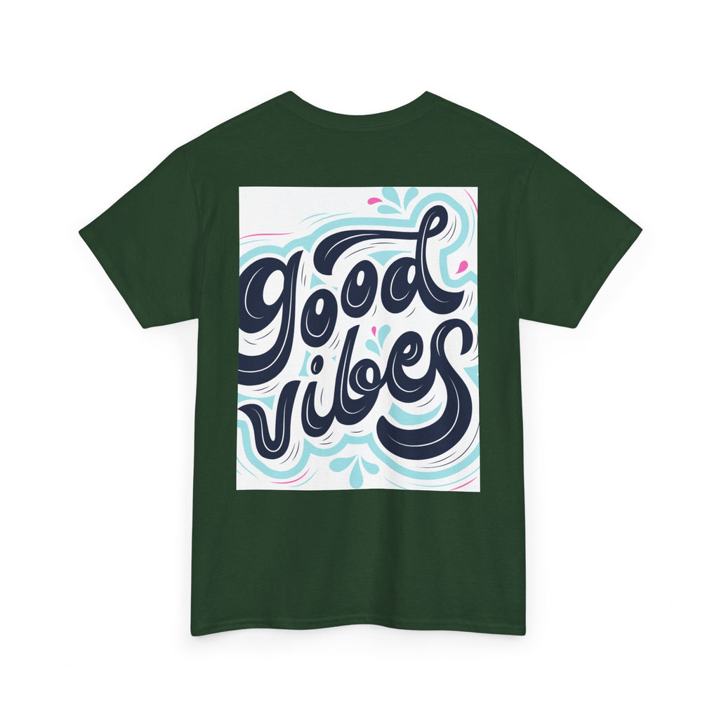 Good Vibes T-Shirt — Retro Hand-Lettered Graphic Tee