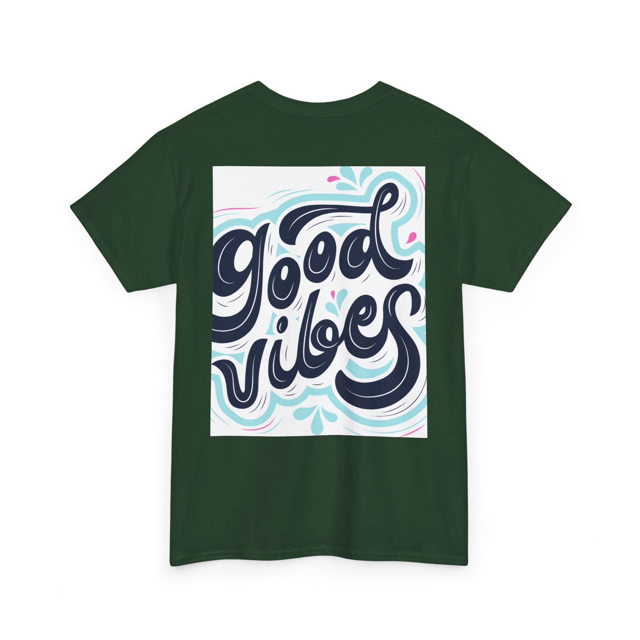 Good Vibes T-Shirt — Retro Hand-Lettered Graphic Tee