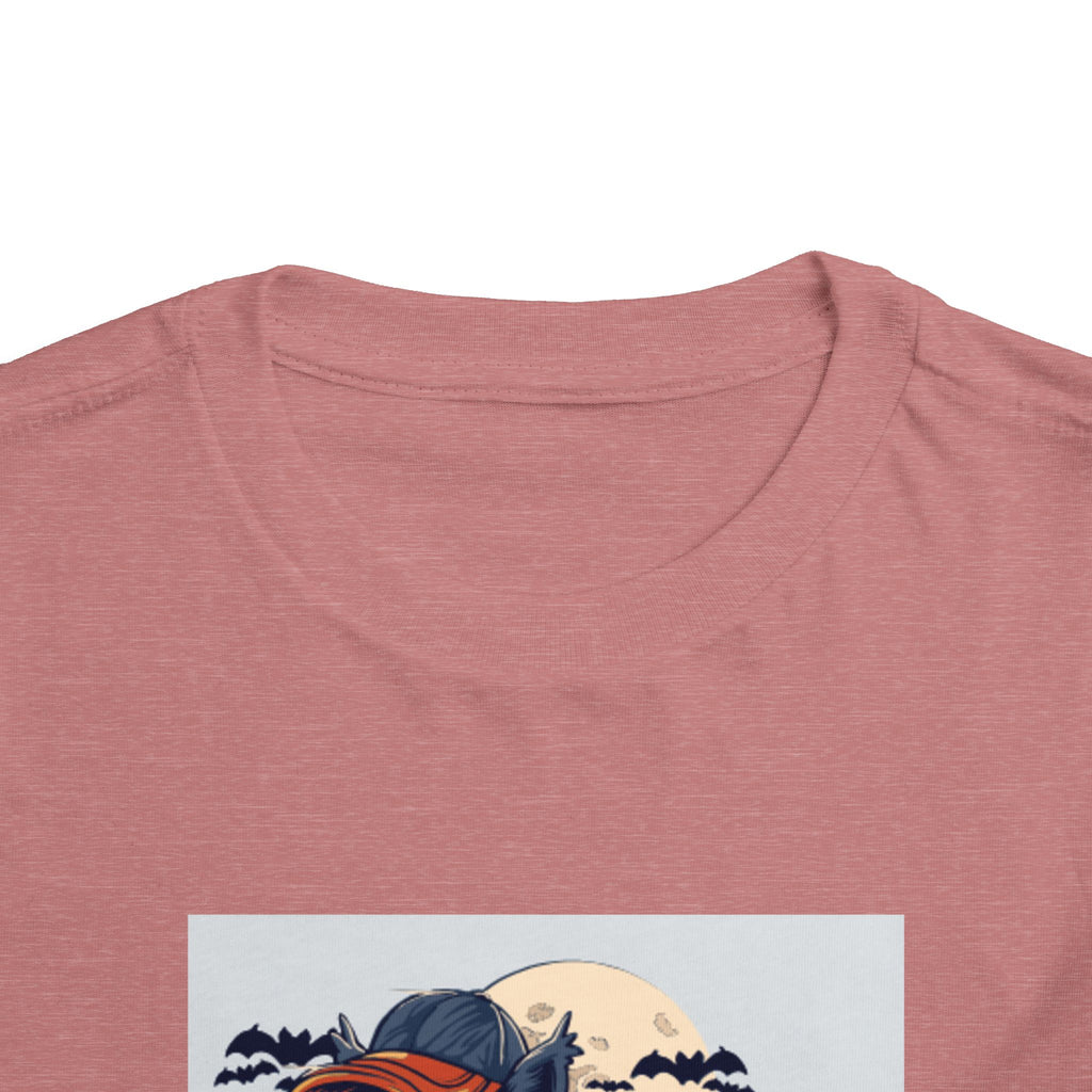 Toddler Halloween Skateboard Tee — Trick-or-Treat Puppy Pumpkin