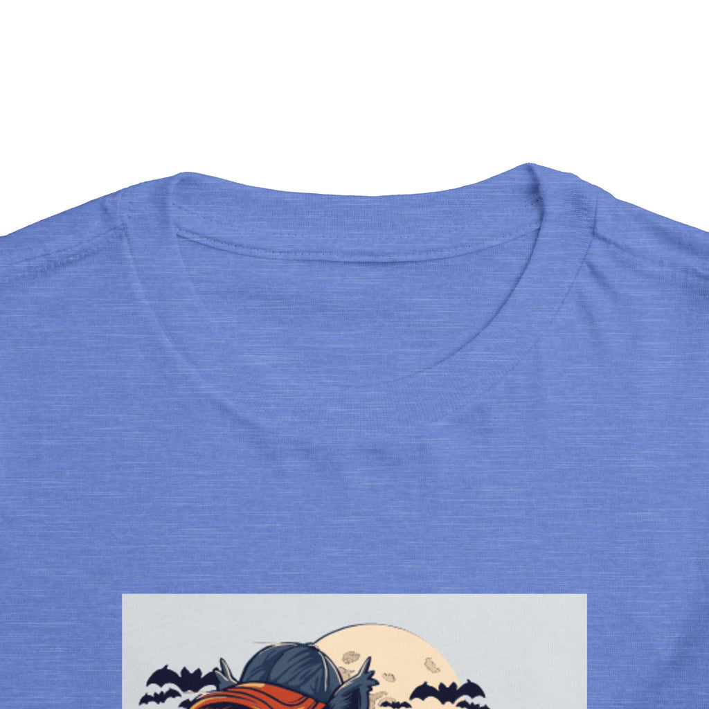 Toddler Halloween Skateboard Tee — Trick-or-Treat Puppy Pumpkin