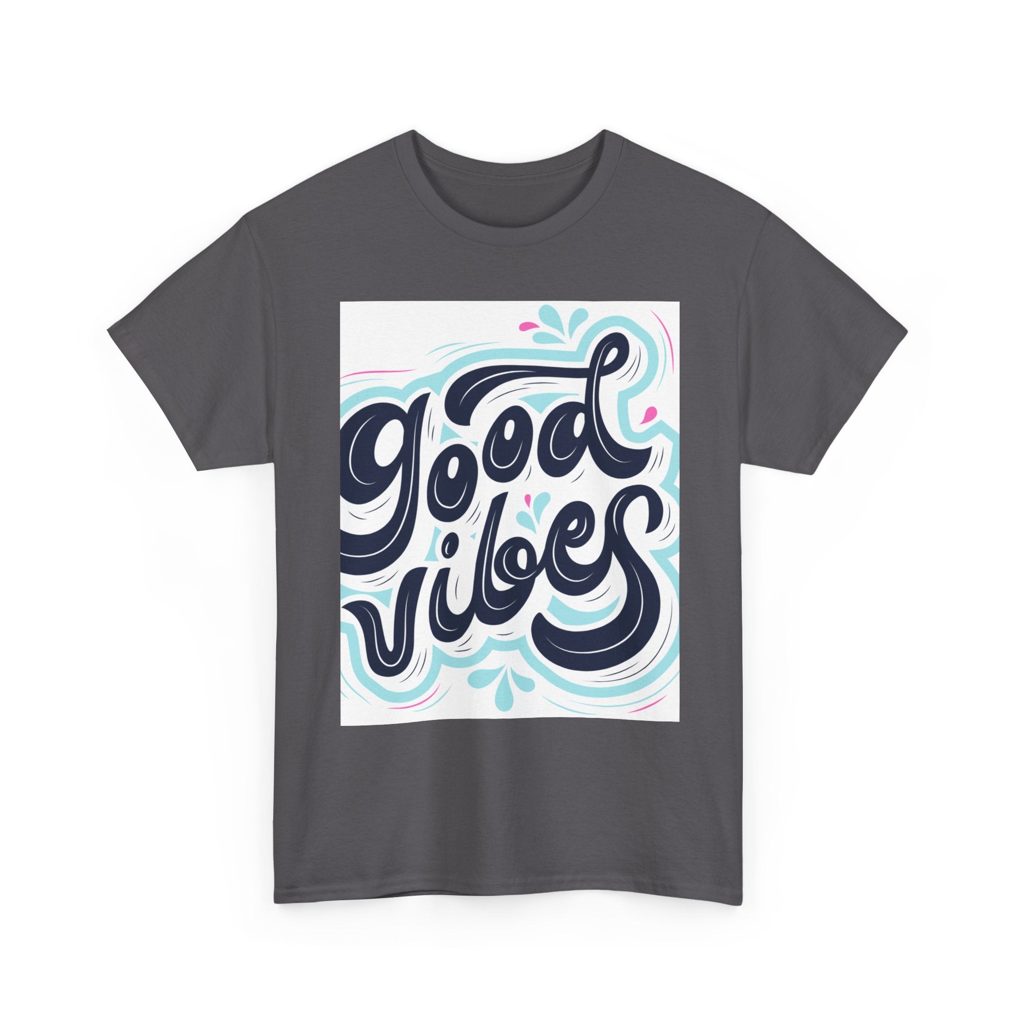 Good Vibes T-Shirt — Retro Hand-Lettered Graphic Tee