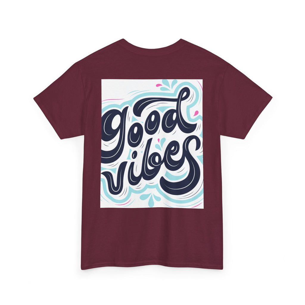 Good Vibes T-Shirt — Retro Hand-Lettered Graphic Tee