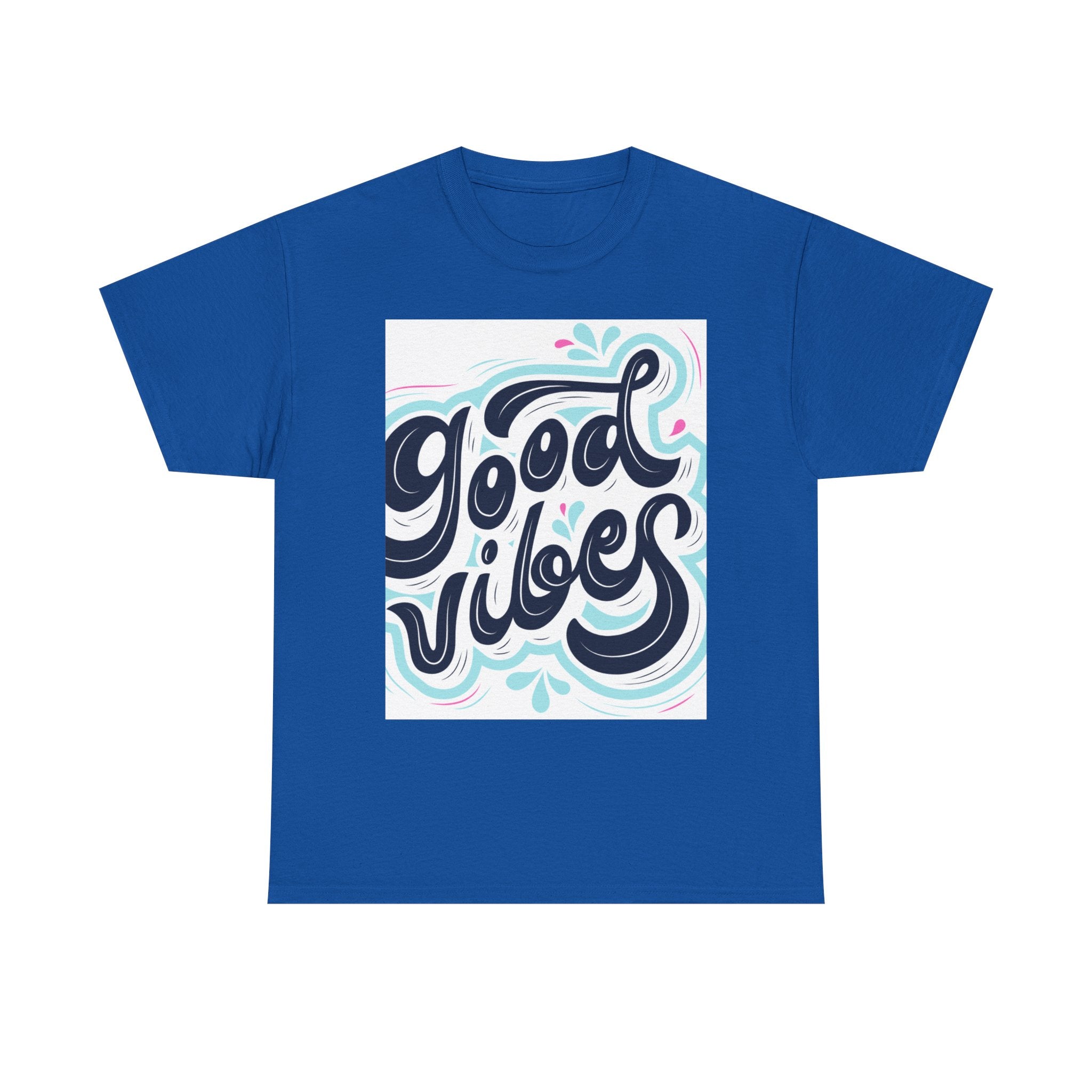 Good Vibes T-Shirt — Retro Hand-Lettered Graphic Tee
