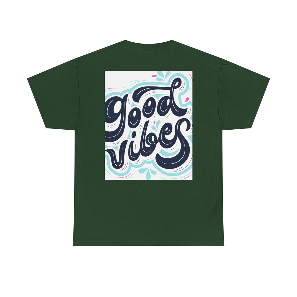 Good Vibes T-Shirt — Retro Hand-Lettered Graphic Tee