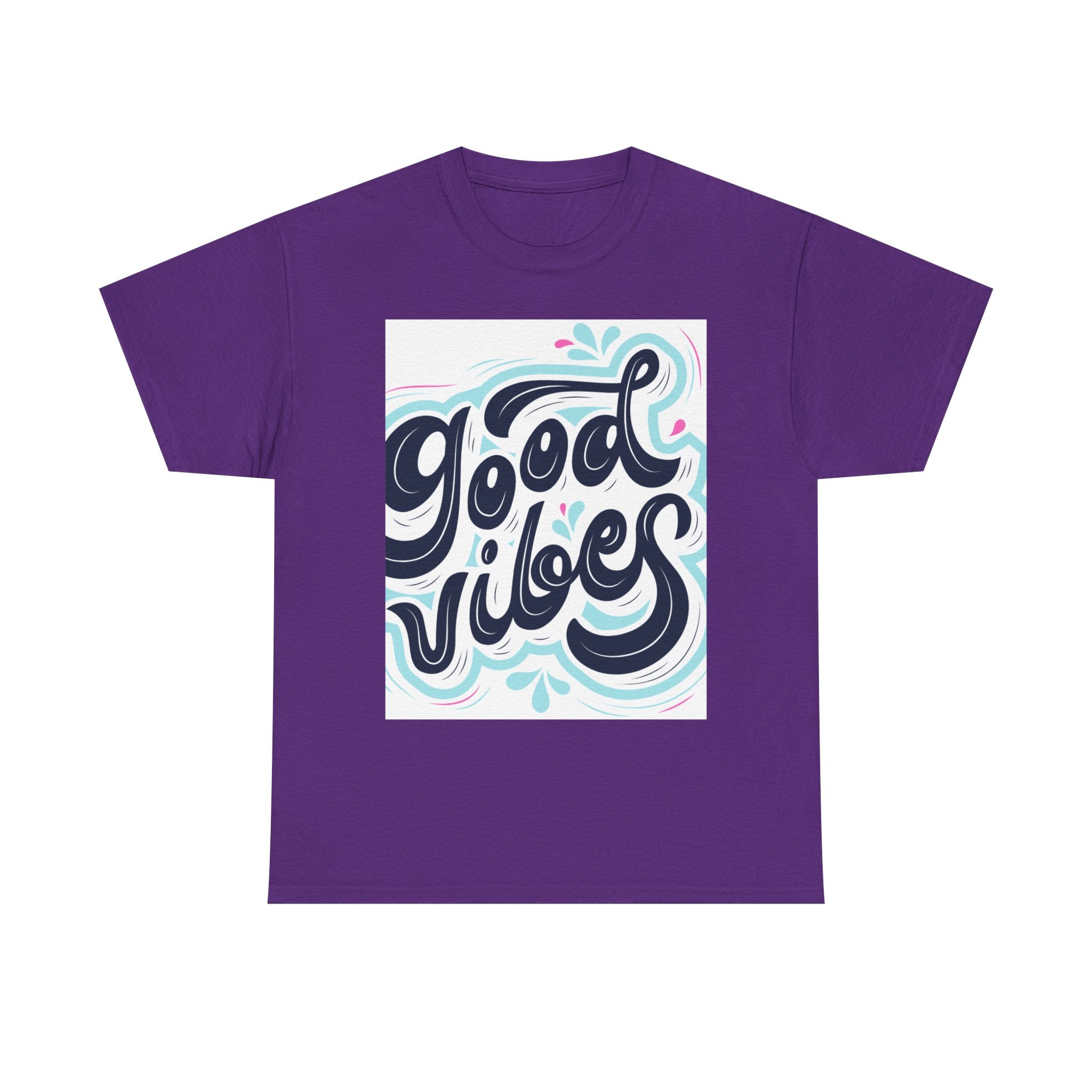 Good Vibes T-Shirt — Retro Hand-Lettered Graphic Tee
