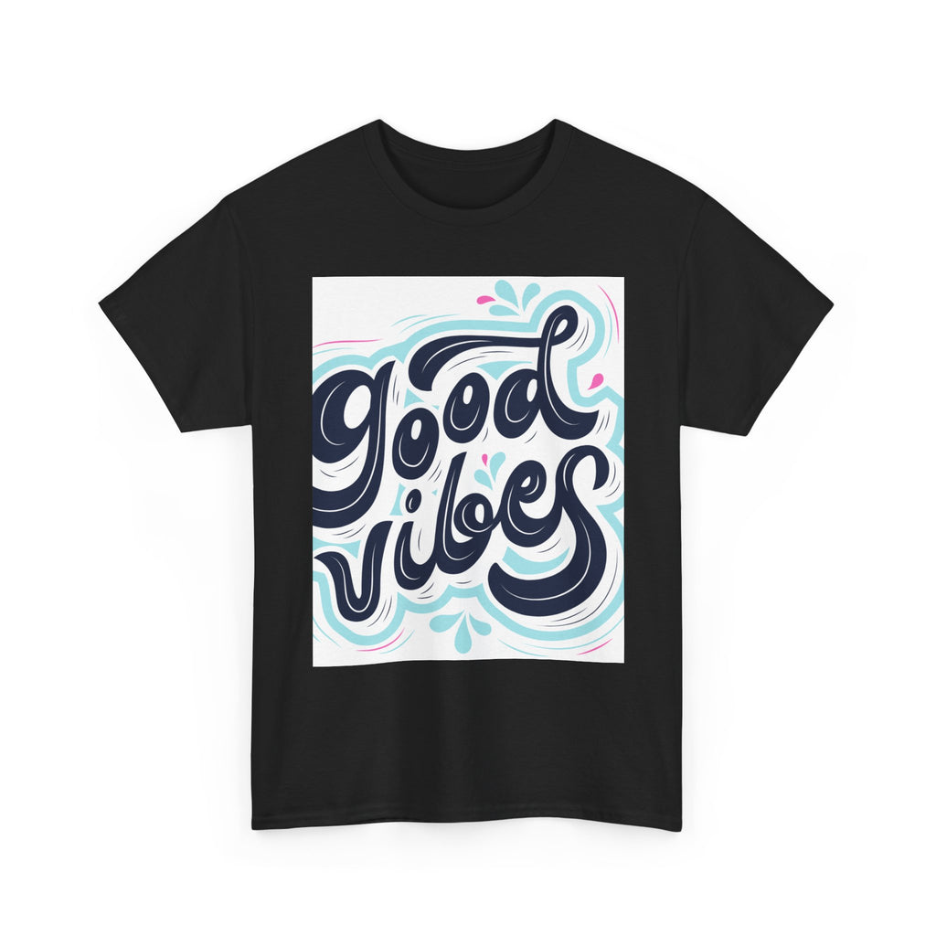 Good Vibes T-Shirt — Retro Hand-Lettered Graphic Tee