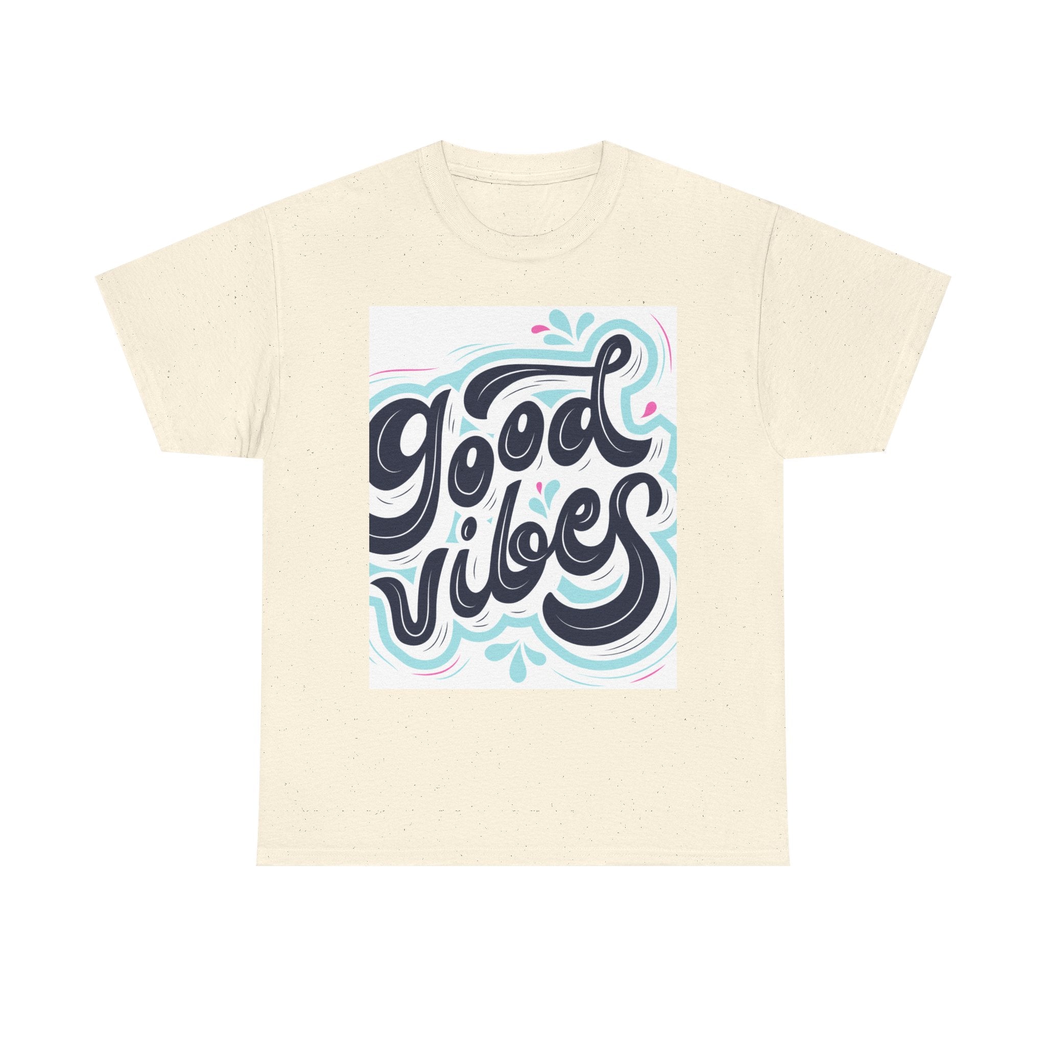 Good Vibes T-Shirt — Retro Hand-Lettered Graphic Tee