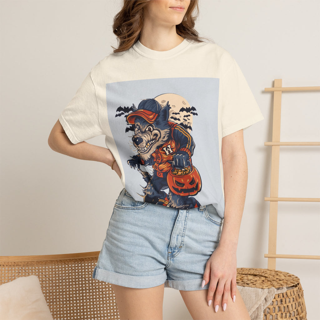 Halloween Skateboard Zombie T-Shirt — Trick or Treat Pumpkin Graphic Tee