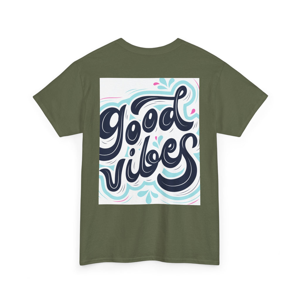 Good Vibes T-Shirt — Retro Hand-Lettered Graphic Tee