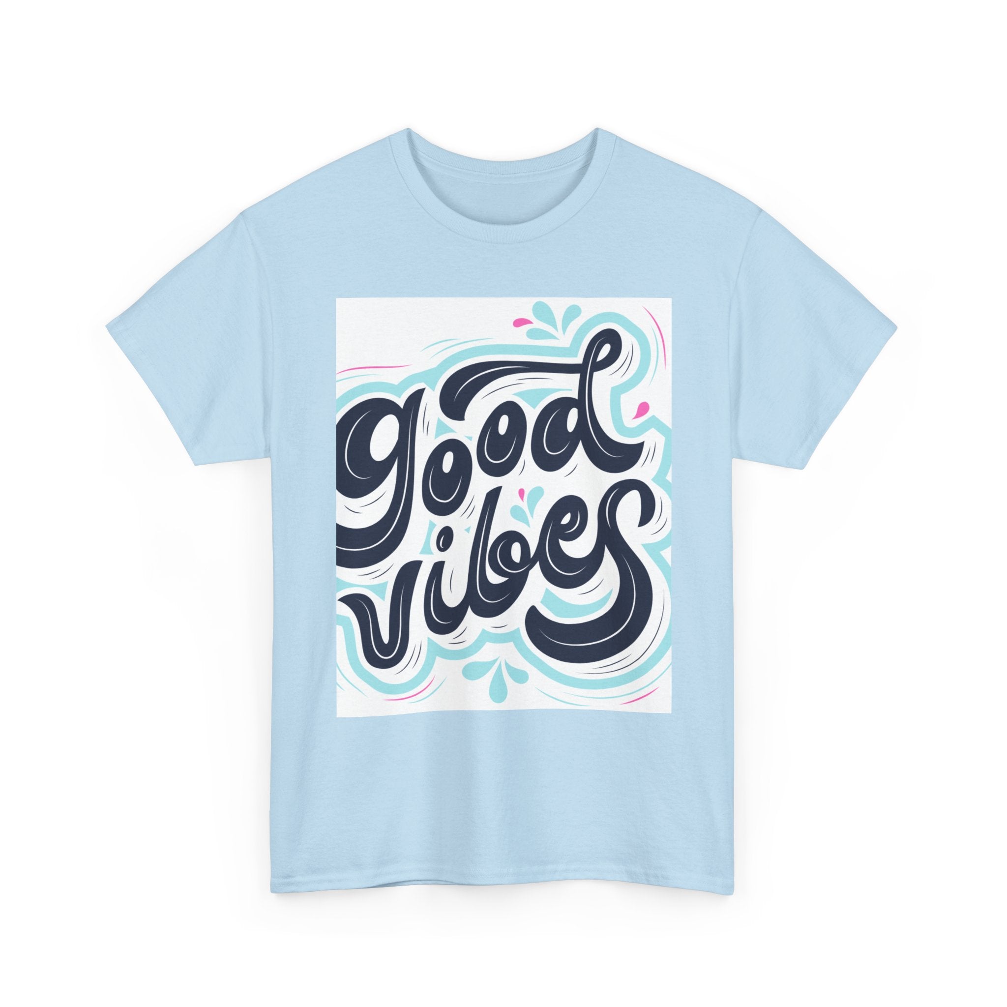 Good Vibes T-Shirt — Retro Hand-Lettered Graphic Tee