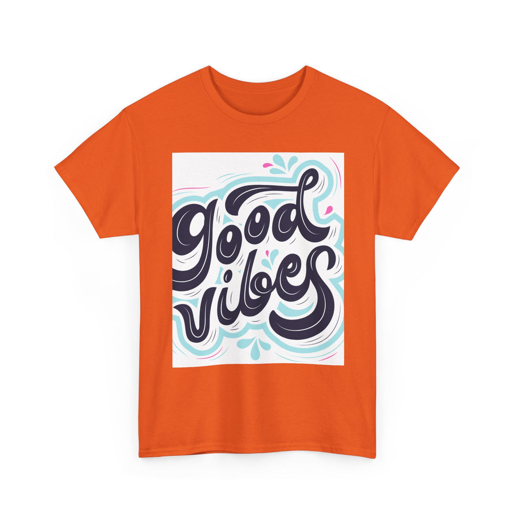 Good Vibes T-Shirt — Retro Hand-Lettered Graphic Tee