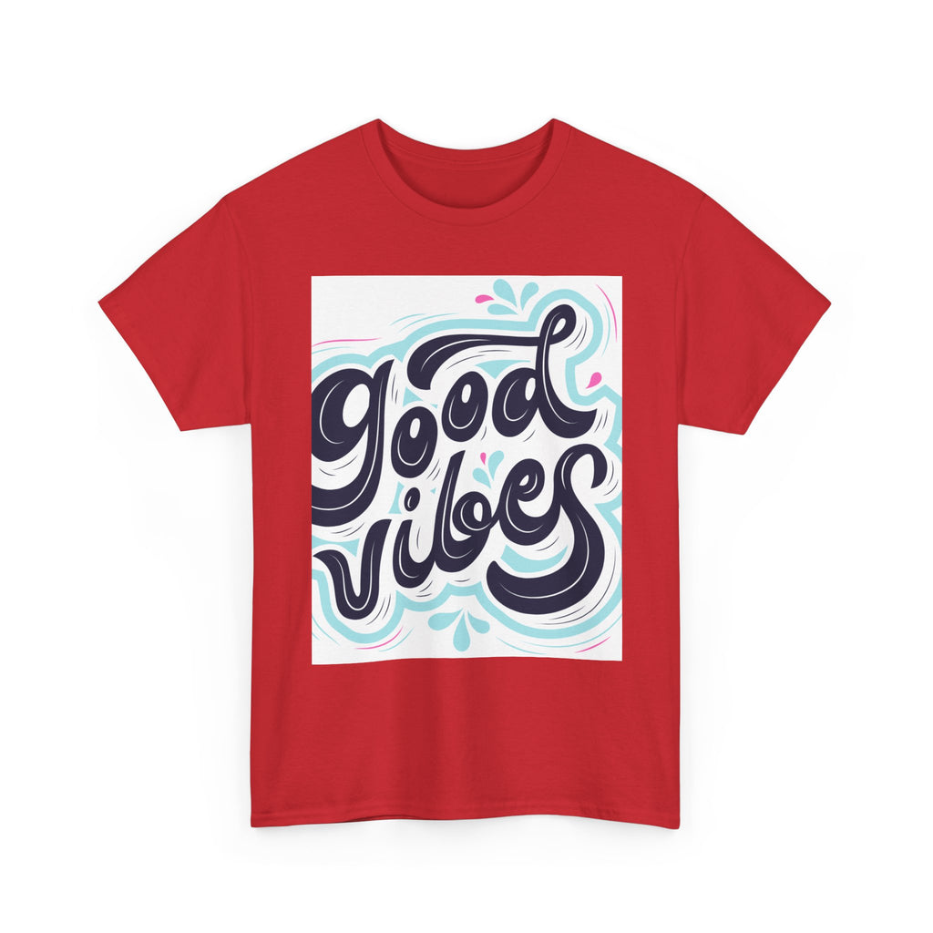 Good Vibes T-Shirt — Retro Hand-Lettered Graphic Tee