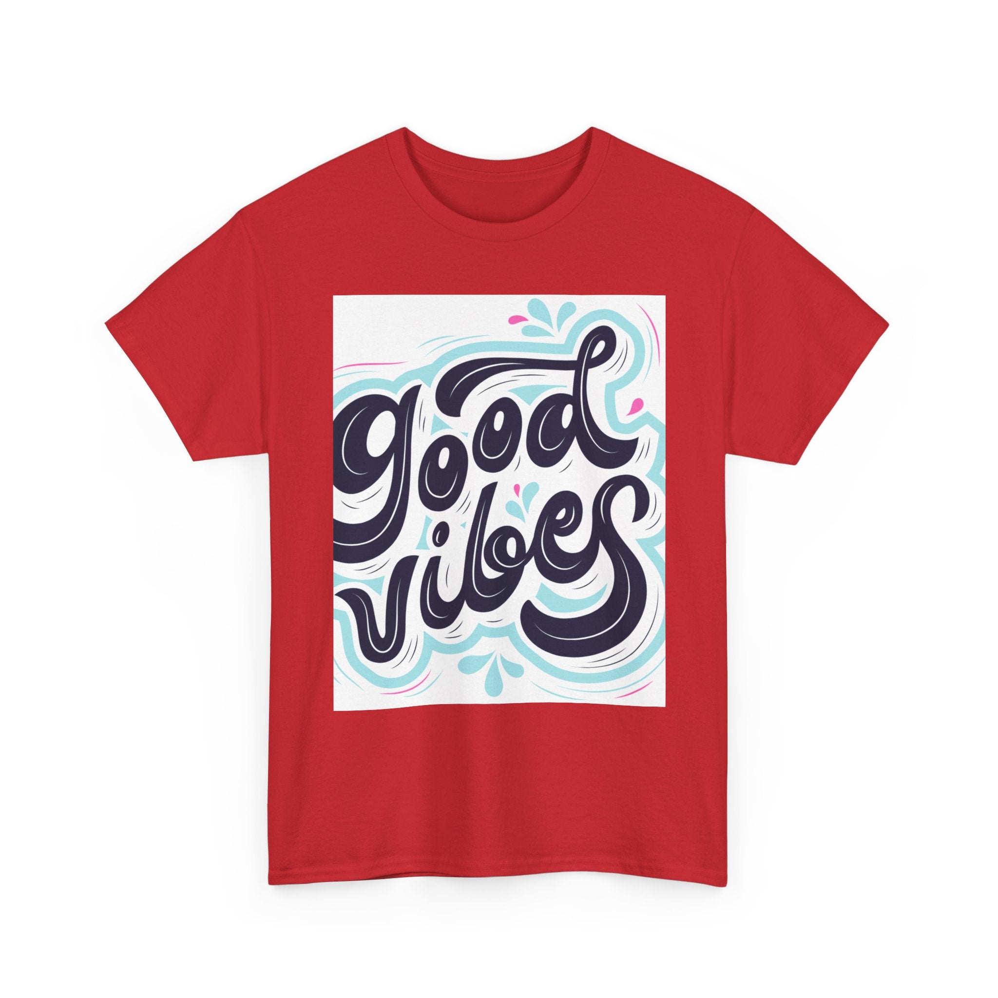 Good Vibes T-Shirt — Retro Hand-Lettered Graphic Tee