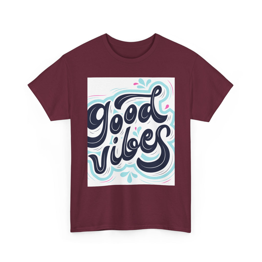 Good Vibes T-Shirt — Retro Hand-Lettered Graphic Tee