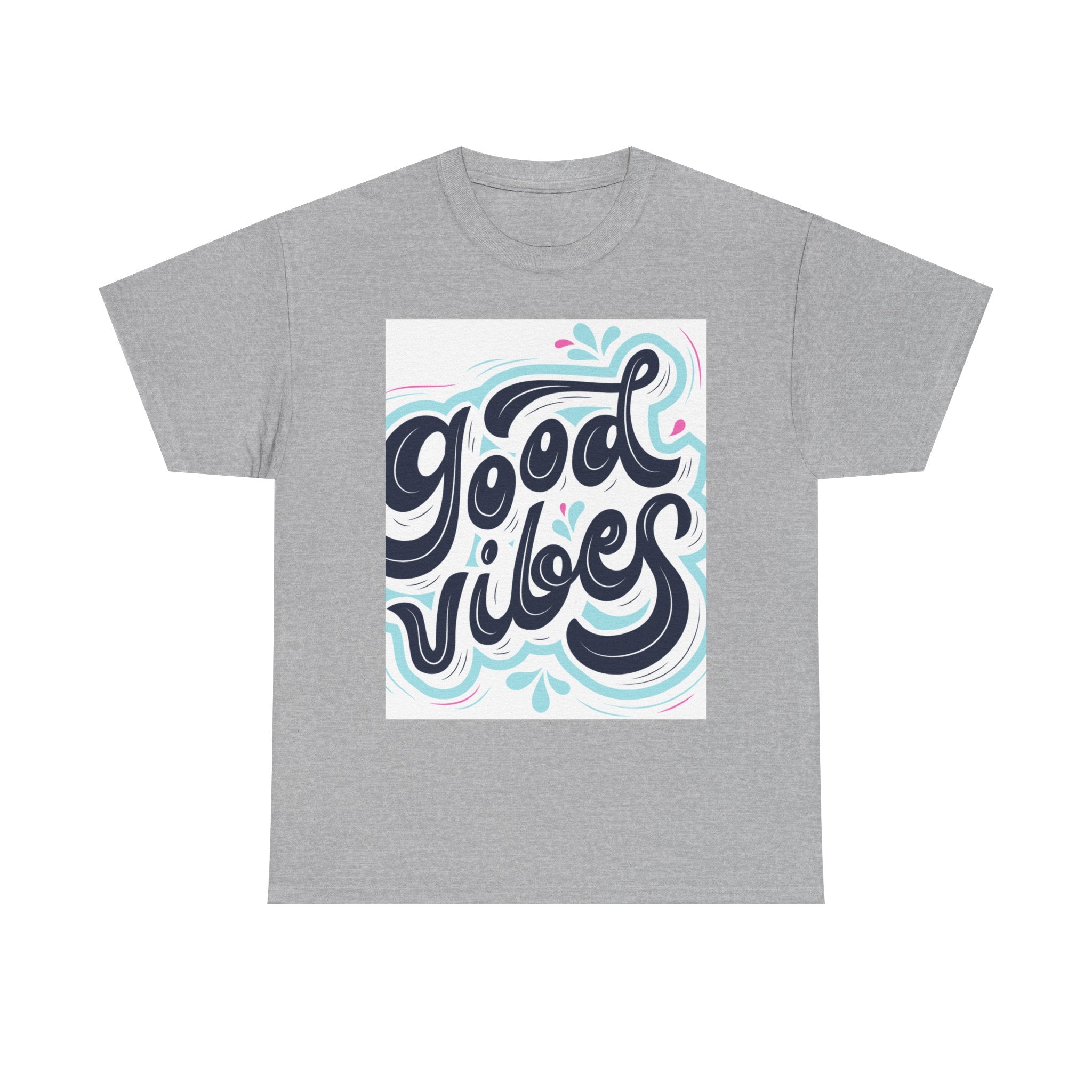 Good Vibes T-Shirt — Retro Hand-Lettered Graphic Tee
