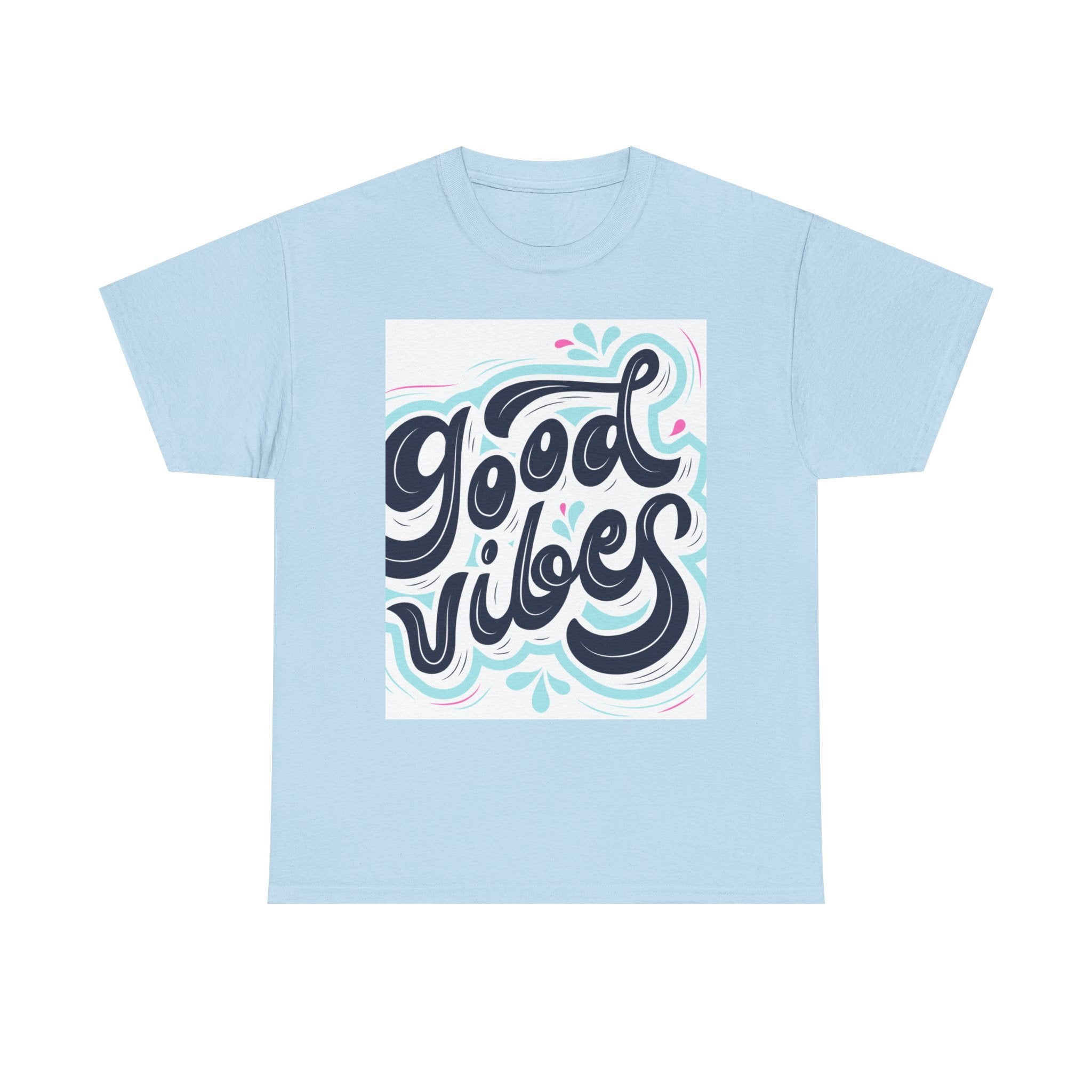 Good Vibes T-Shirt — Retro Hand-Lettered Graphic Tee