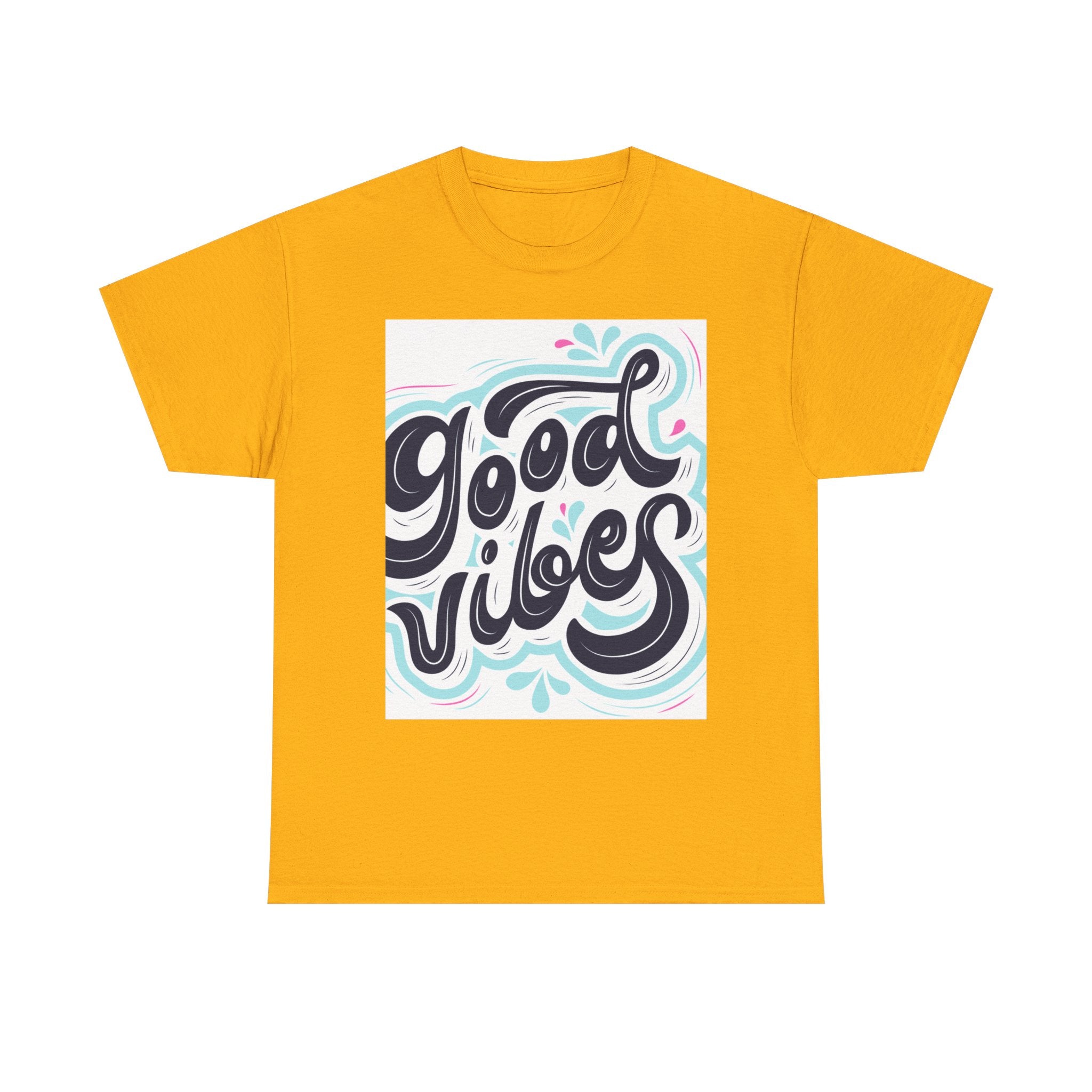 Good Vibes T-Shirt — Retro Hand-Lettered Graphic Tee