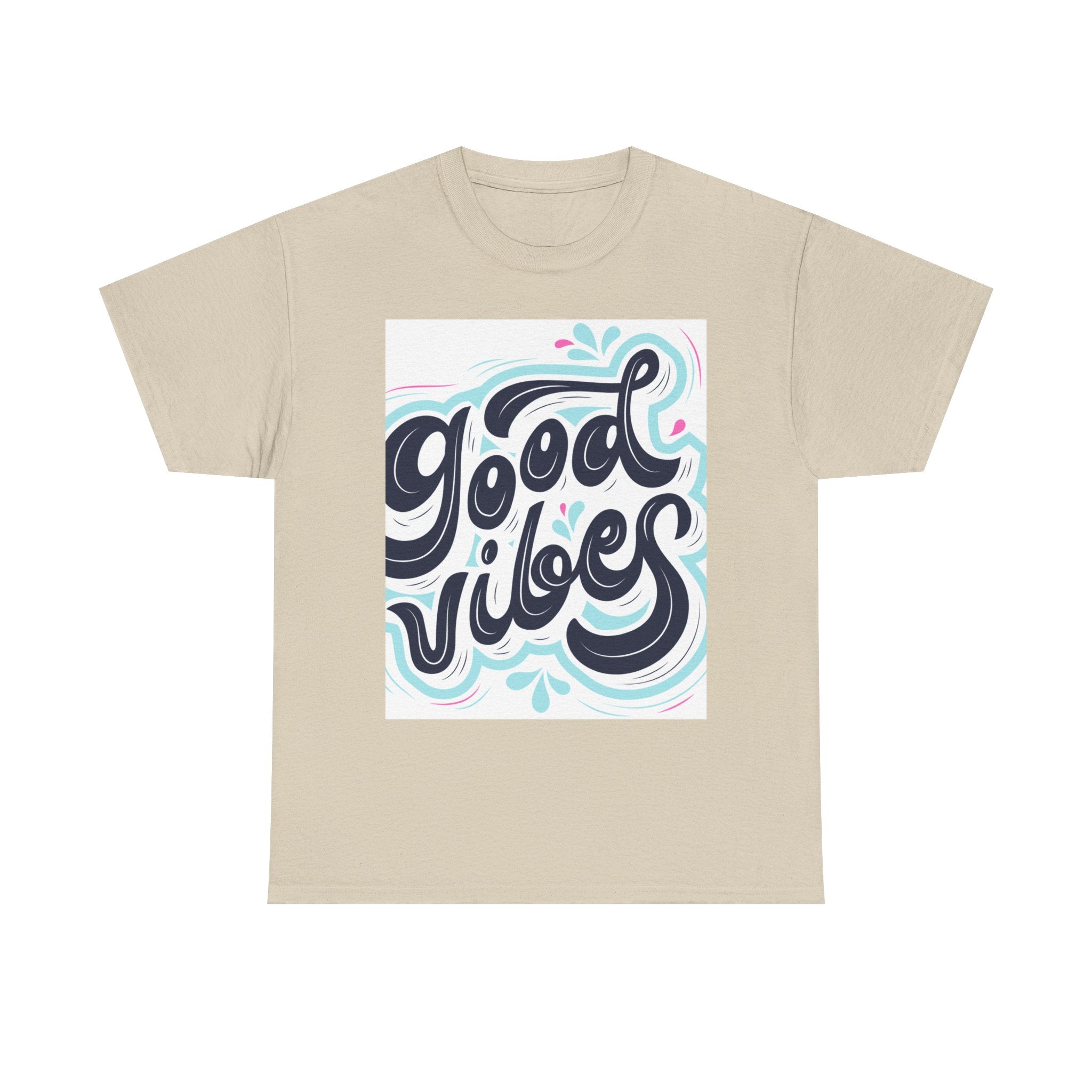 Good Vibes T-Shirt — Retro Hand-Lettered Graphic Tee