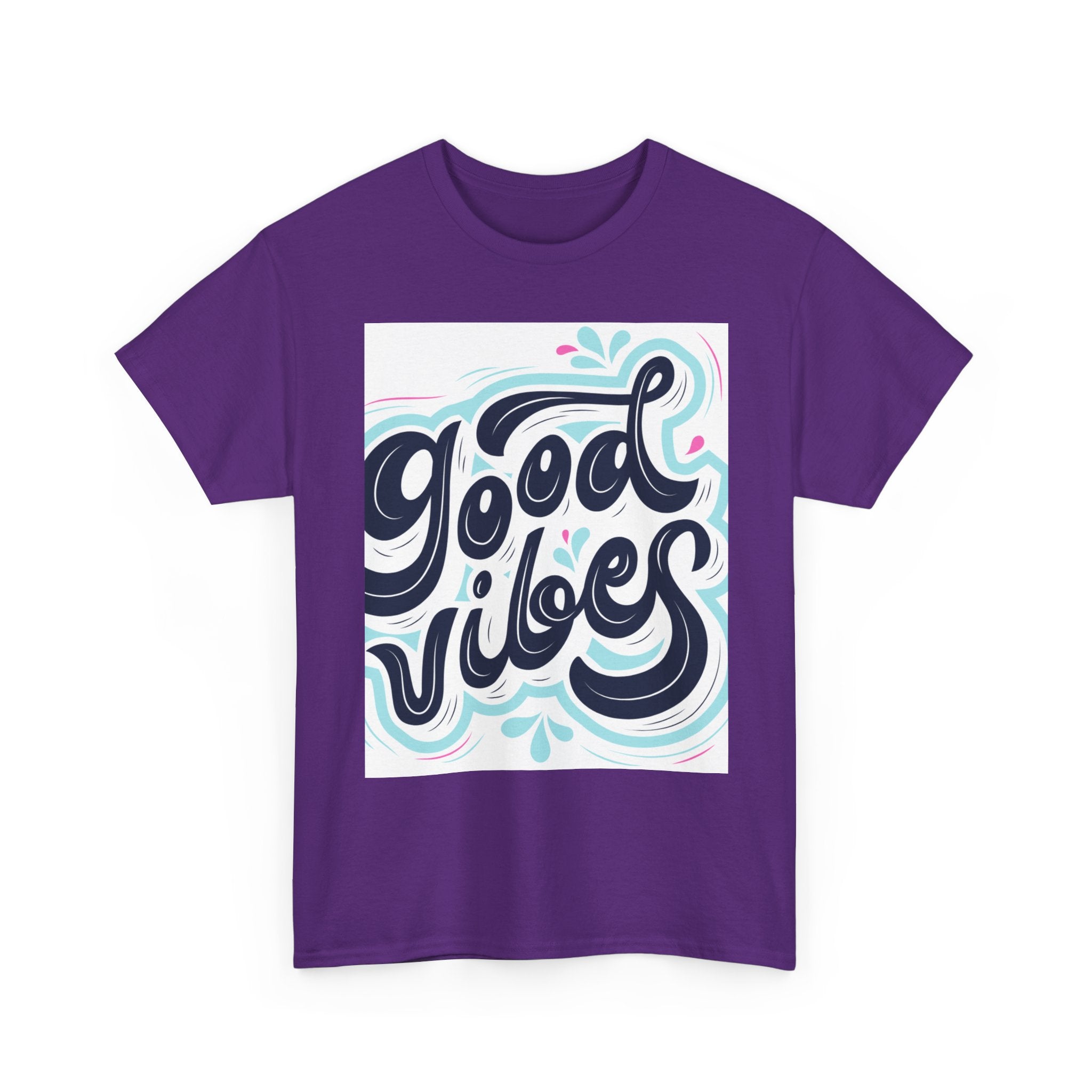 Good Vibes T-Shirt — Retro Hand-Lettered Graphic Tee