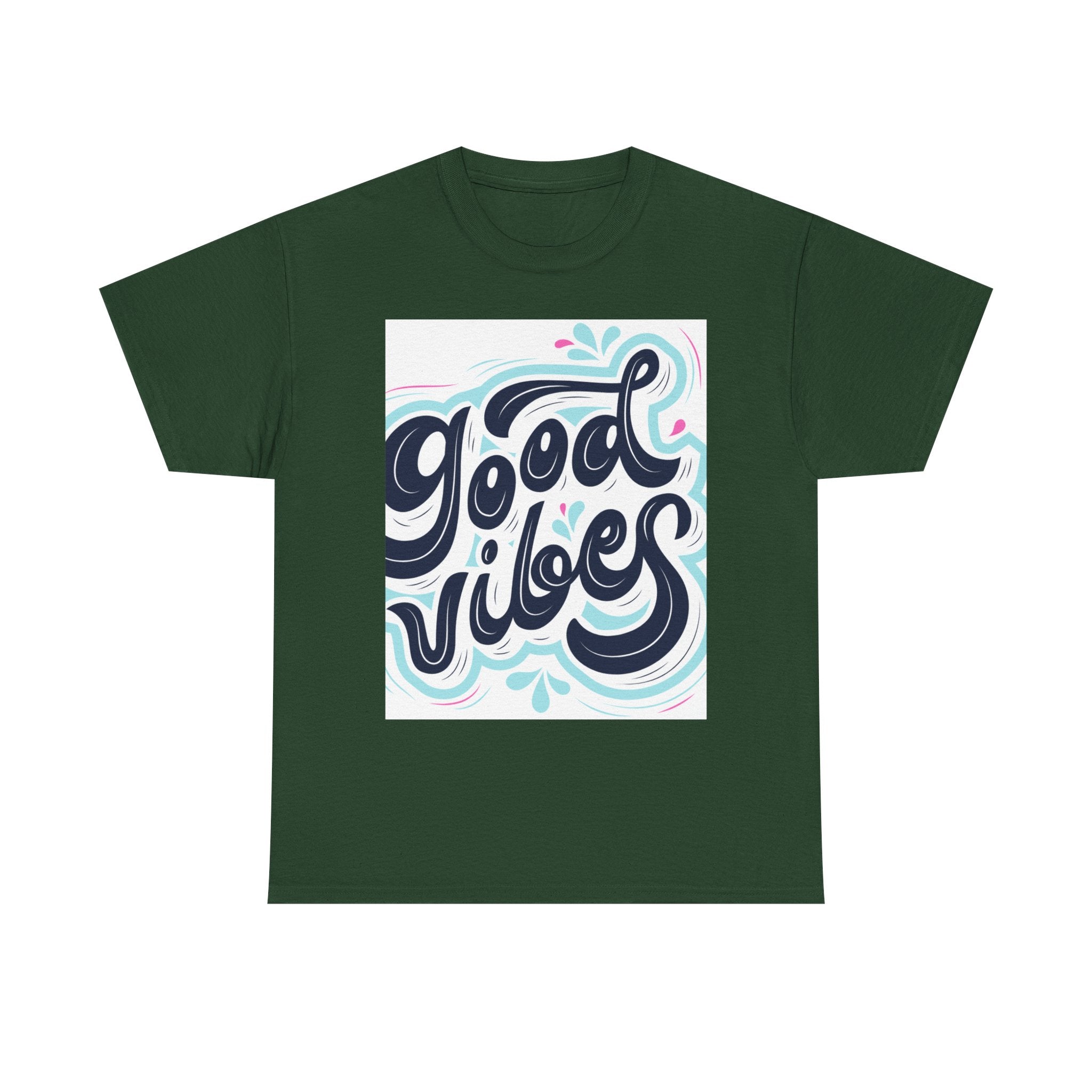 Good Vibes T-Shirt — Retro Hand-Lettered Graphic Tee