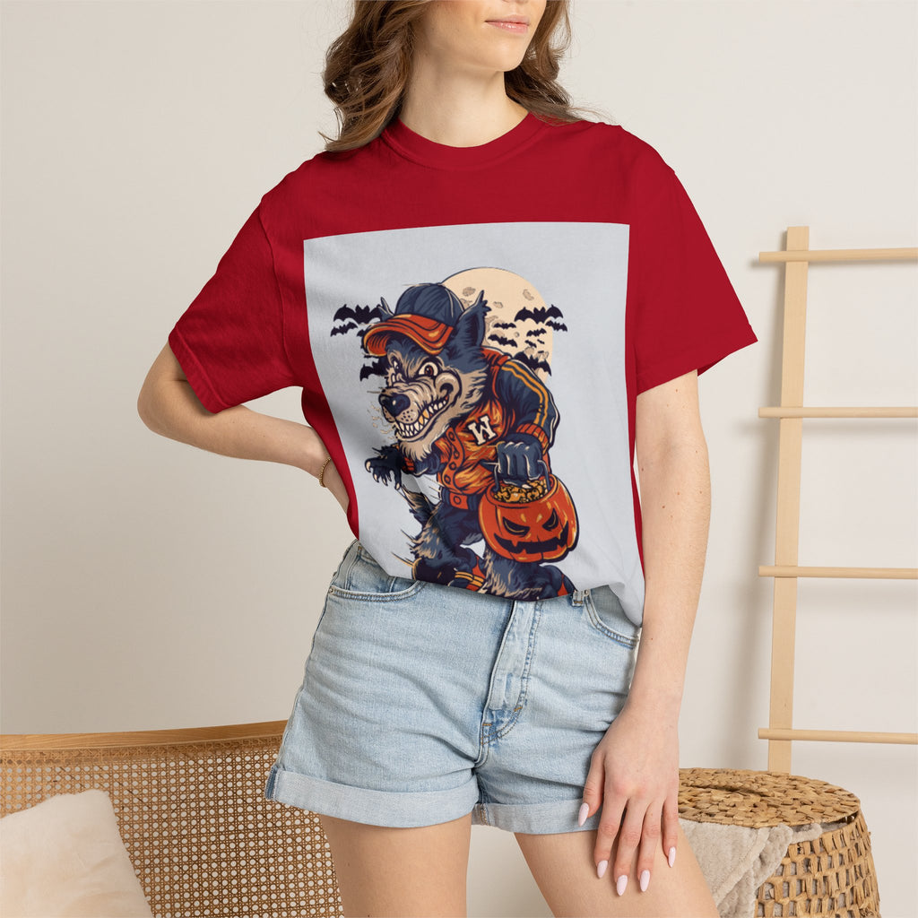 Halloween Skateboard Zombie T-Shirt — Trick or Treat Pumpkin Graphic Tee