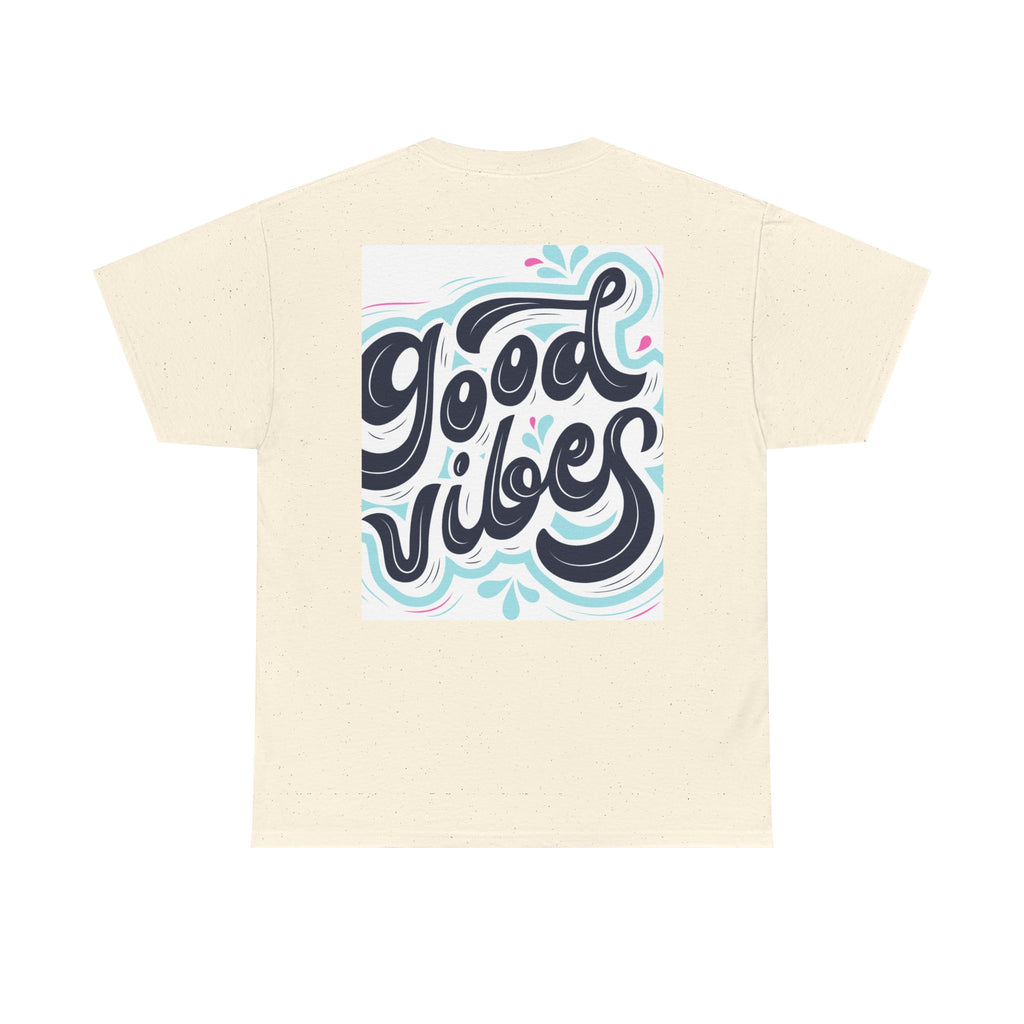 Good Vibes T-Shirt — Retro Hand-Lettered Graphic Tee