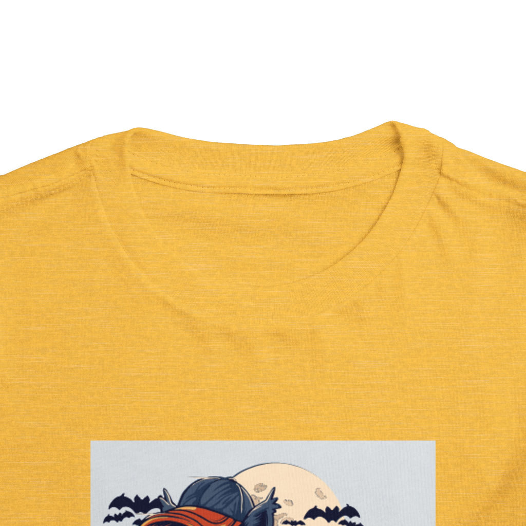 Toddler Halloween Skateboard Tee — Trick-or-Treat Puppy Pumpkin