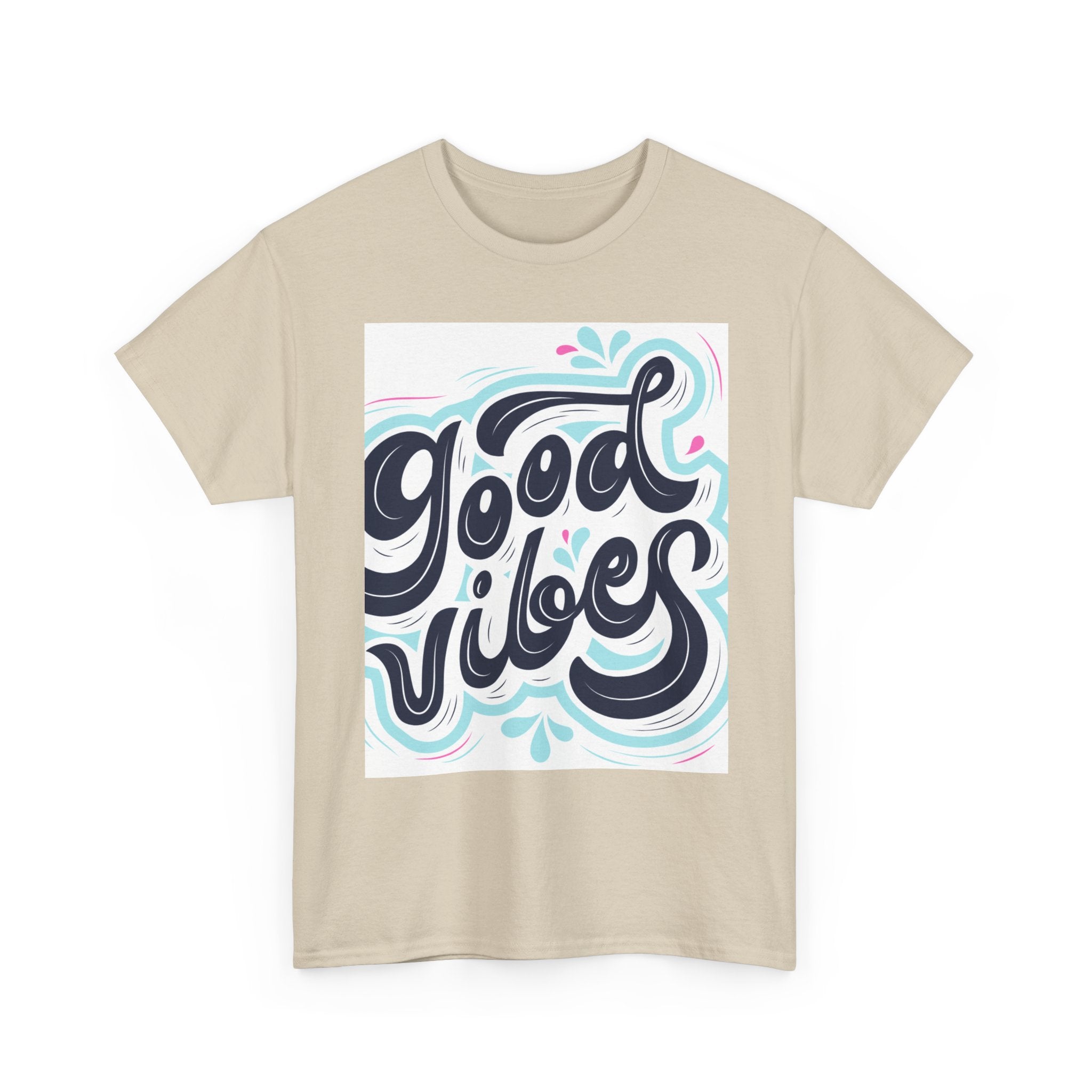 Good Vibes T-Shirt — Retro Hand-Lettered Graphic Tee