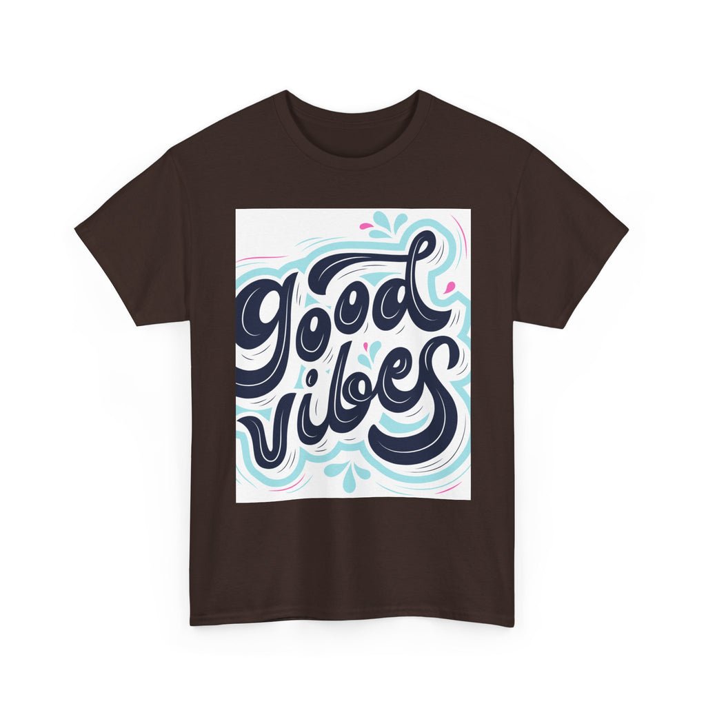 Good Vibes T-Shirt — Retro Hand-Lettered Graphic Tee