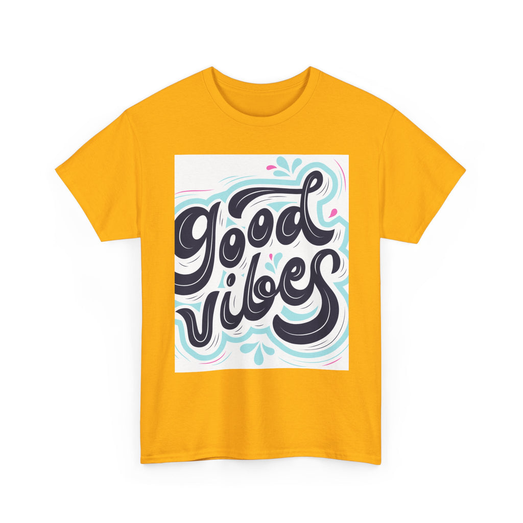 Good Vibes T-Shirt — Retro Hand-Lettered Graphic Tee