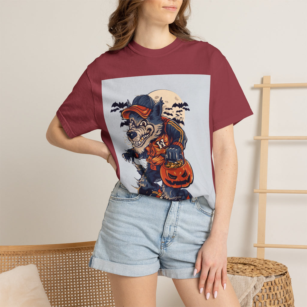 Halloween Skateboard Zombie T-Shirt — Trick or Treat Pumpkin Graphic Tee