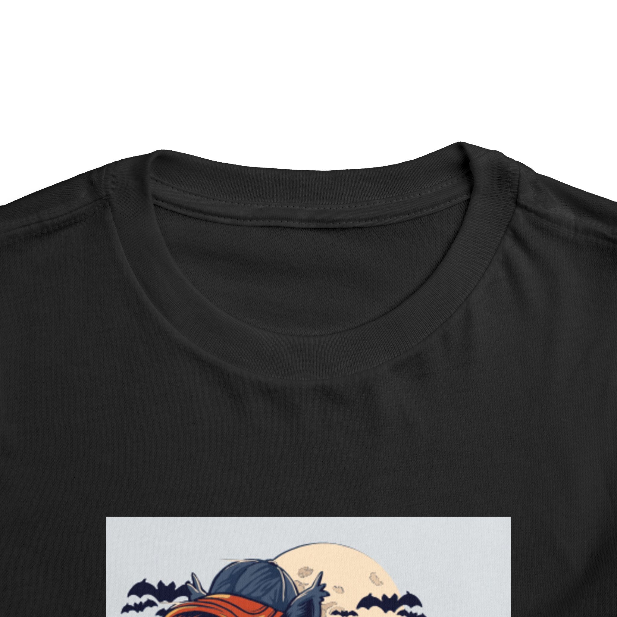 Toddler Halloween Skateboard Tee — Trick-or-Treat Puppy Pumpkin