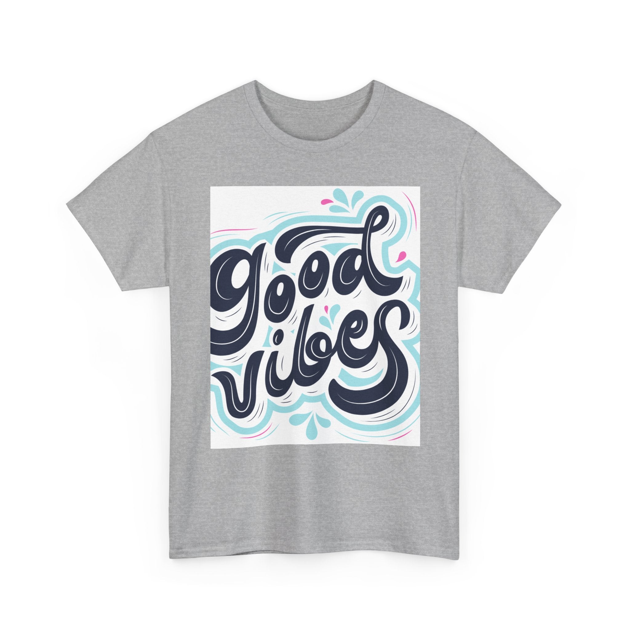 Good Vibes T-Shirt — Retro Hand-Lettered Graphic Tee