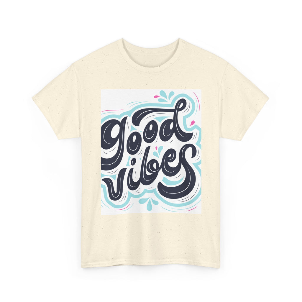 Good Vibes T-Shirt — Retro Hand-Lettered Graphic Tee