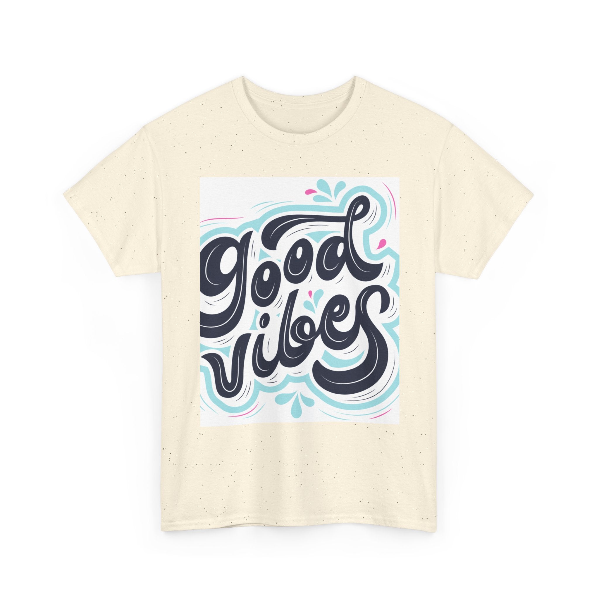 Good Vibes T-Shirt — Retro Hand-Lettered Graphic Tee