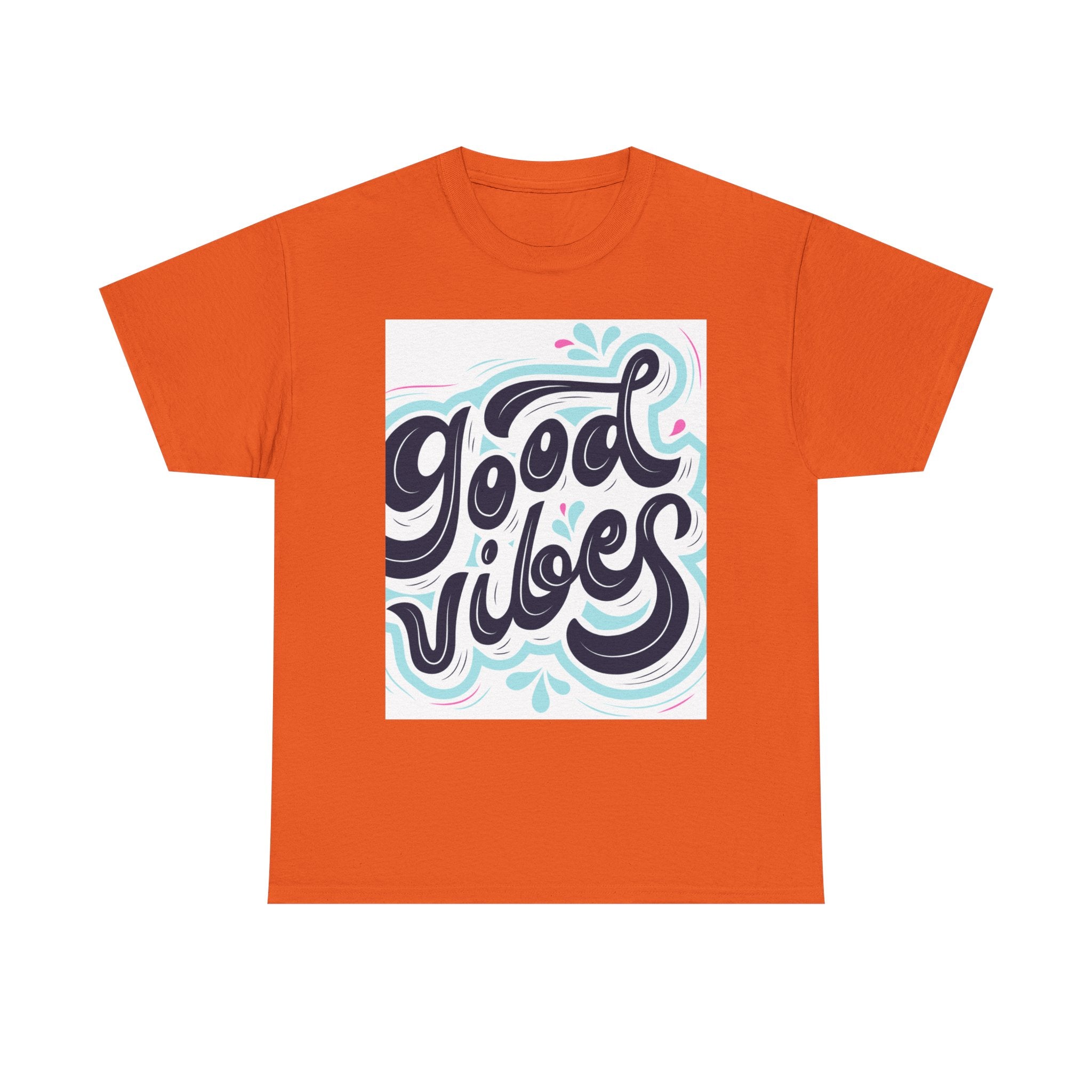 Good Vibes T-Shirt — Retro Hand-Lettered Graphic Tee