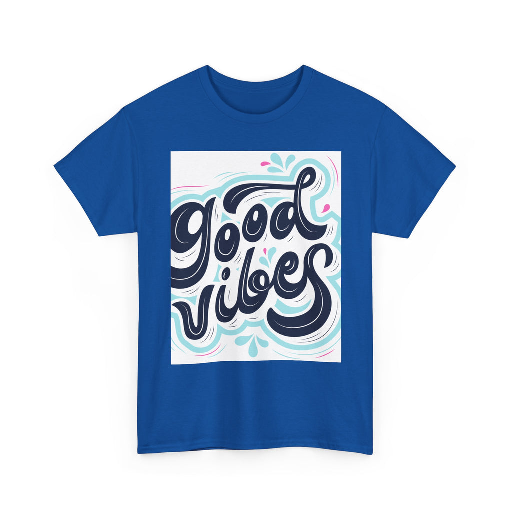 Good Vibes T-Shirt — Retro Hand-Lettered Graphic Tee