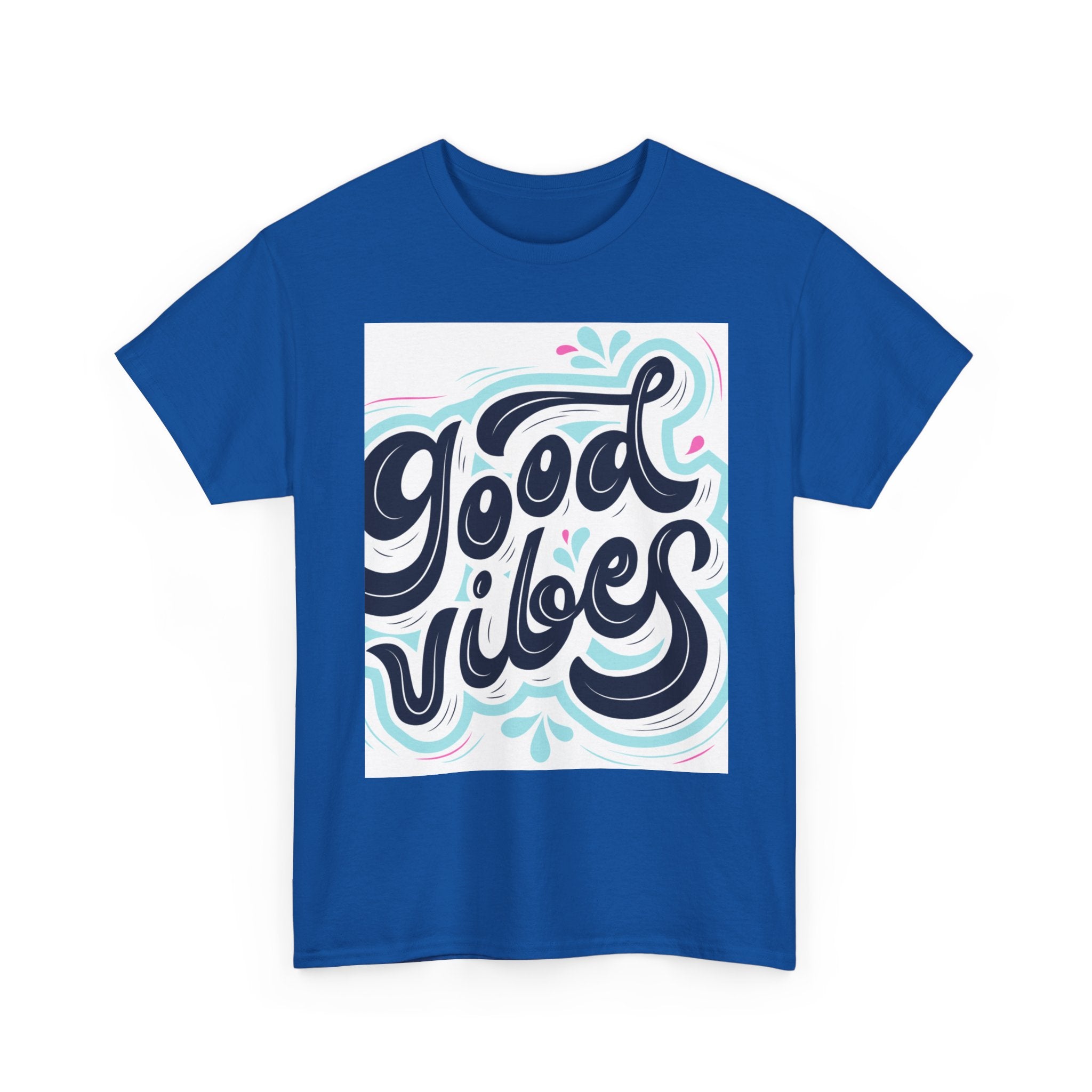 Good Vibes T-Shirt — Retro Hand-Lettered Graphic Tee