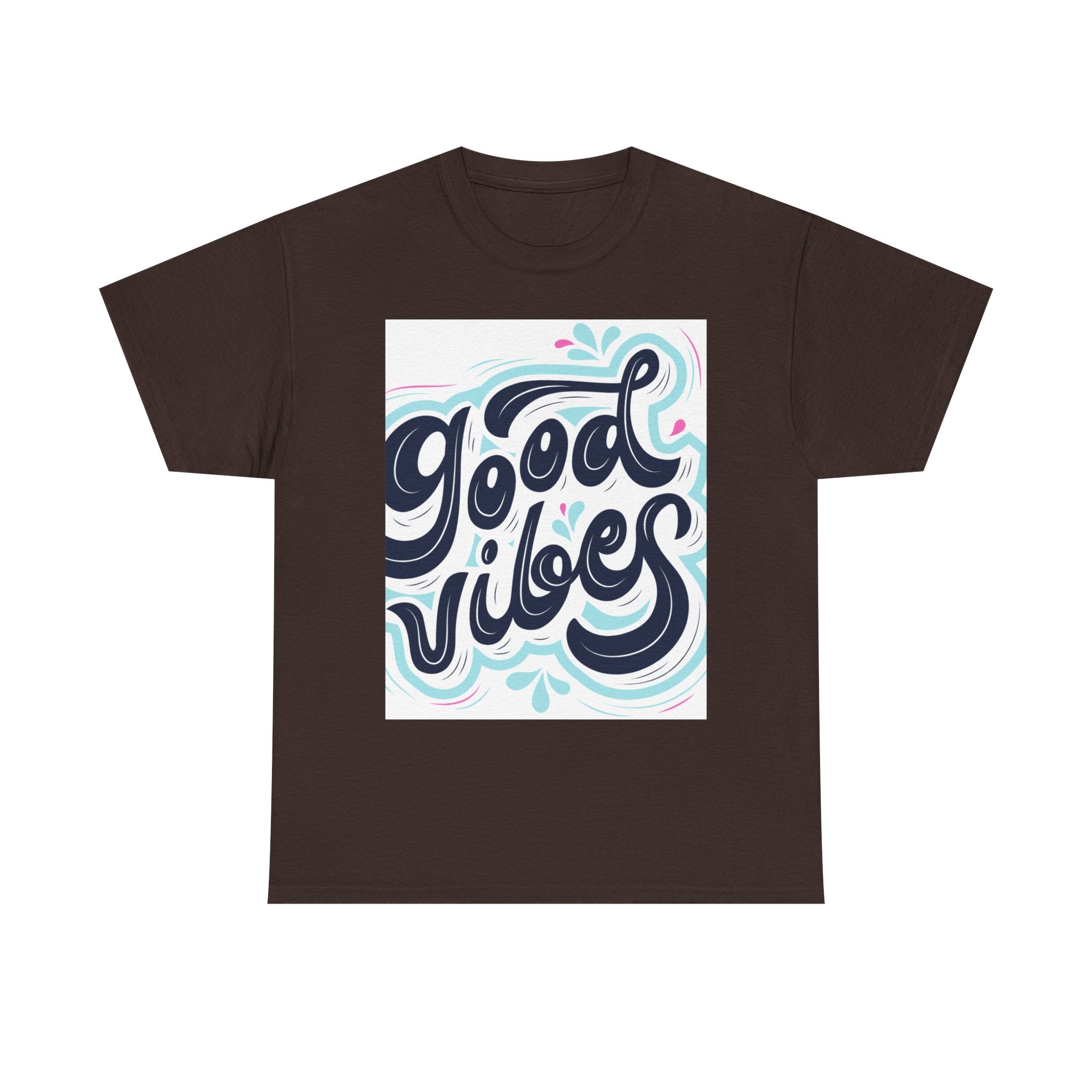 Good Vibes T-Shirt — Retro Hand-Lettered Graphic Tee