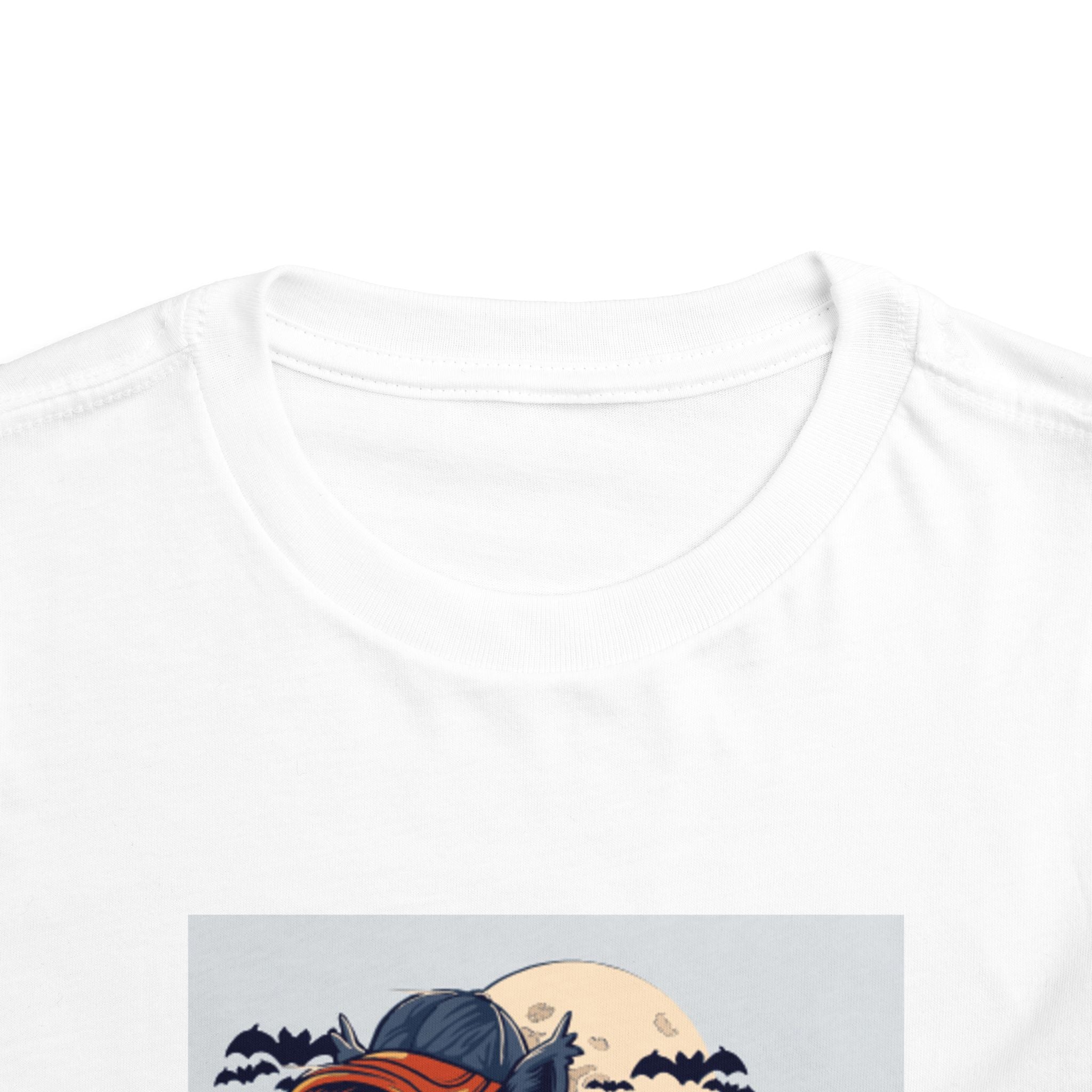 Toddler Halloween Skateboard Tee — Trick-or-Treat Puppy Pumpkin