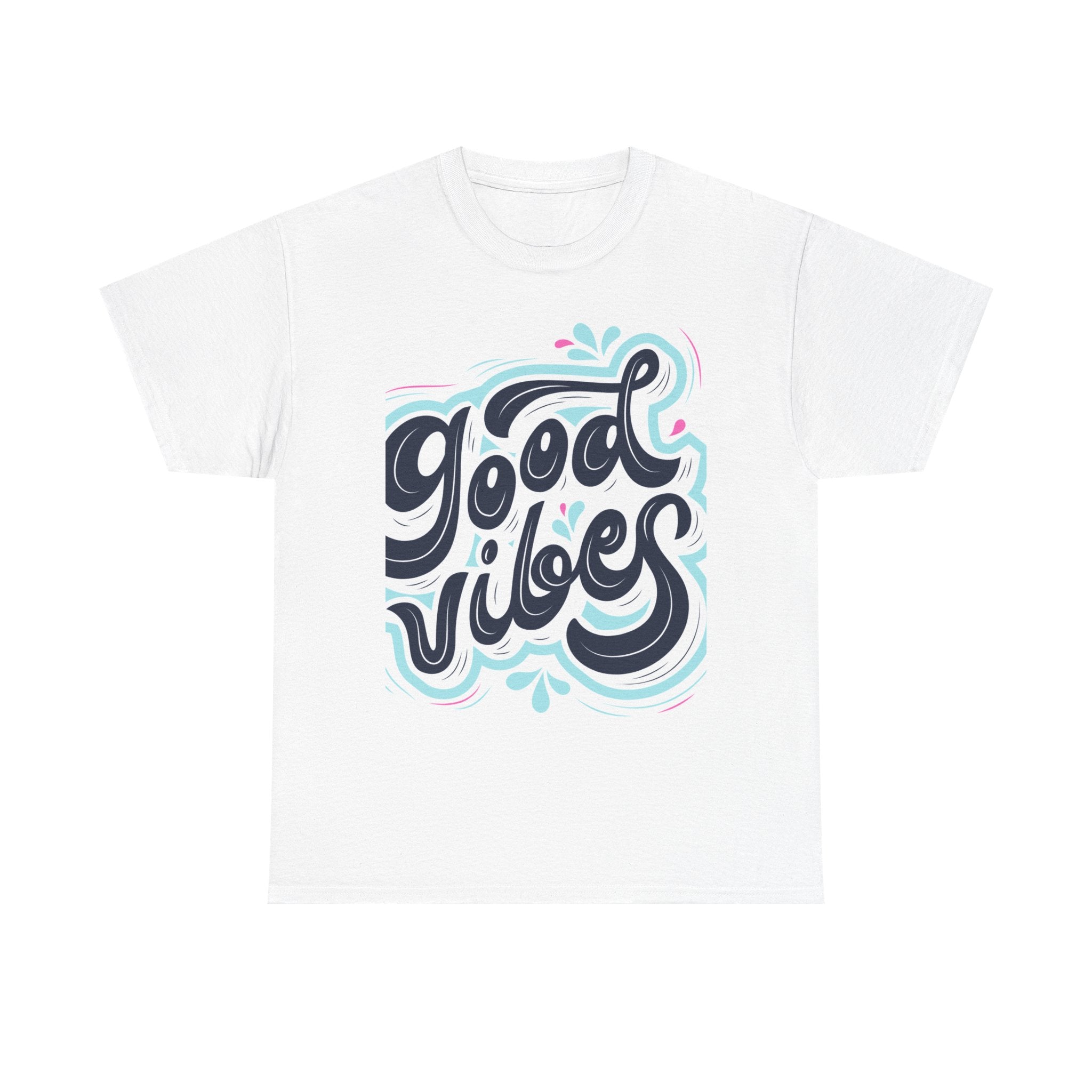 Good Vibes T-Shirt — Retro Hand-Lettered Graphic Tee