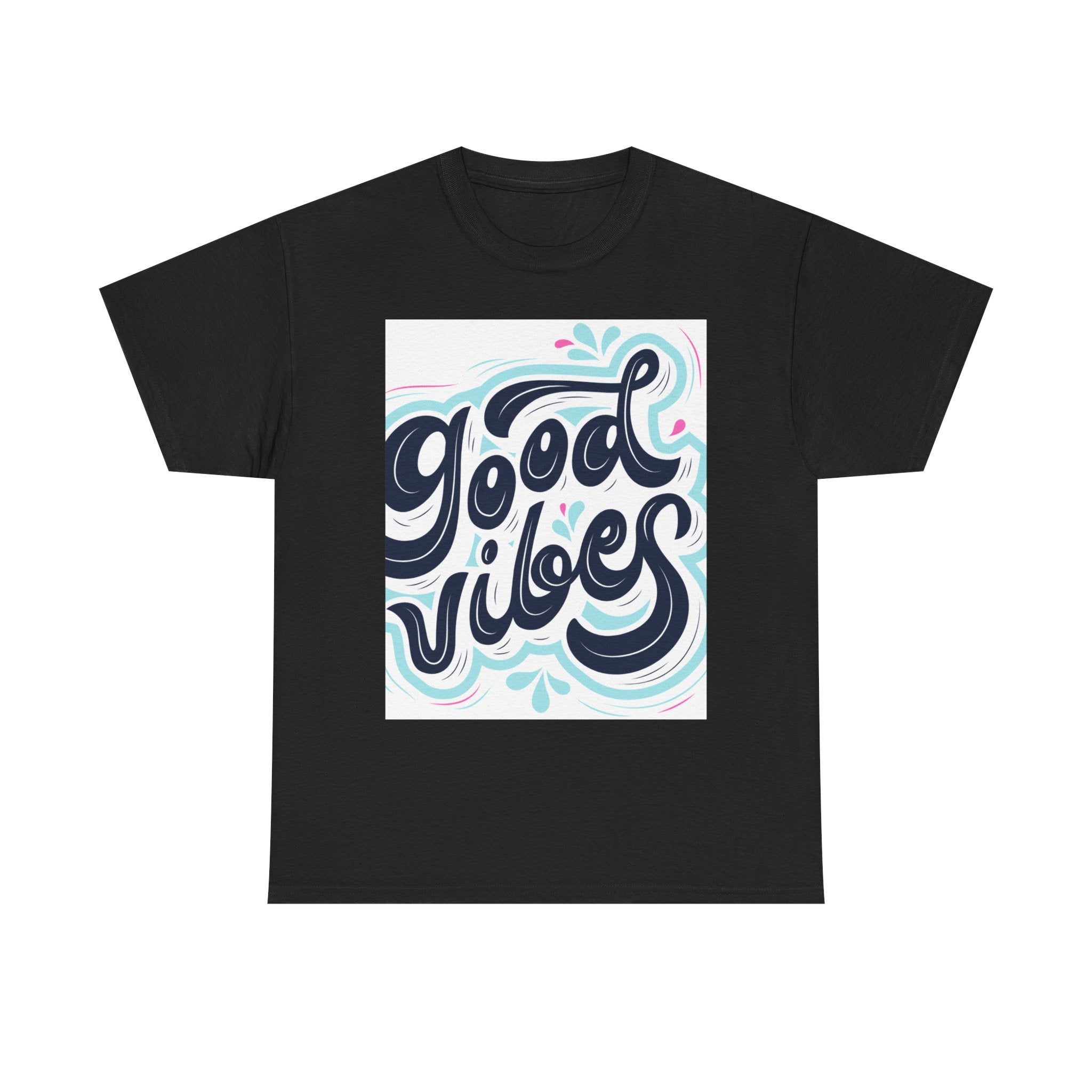 Good Vibes T-Shirt — Retro Hand-Lettered Graphic Tee