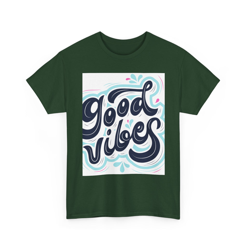 Good Vibes T-Shirt — Retro Hand-Lettered Graphic Tee